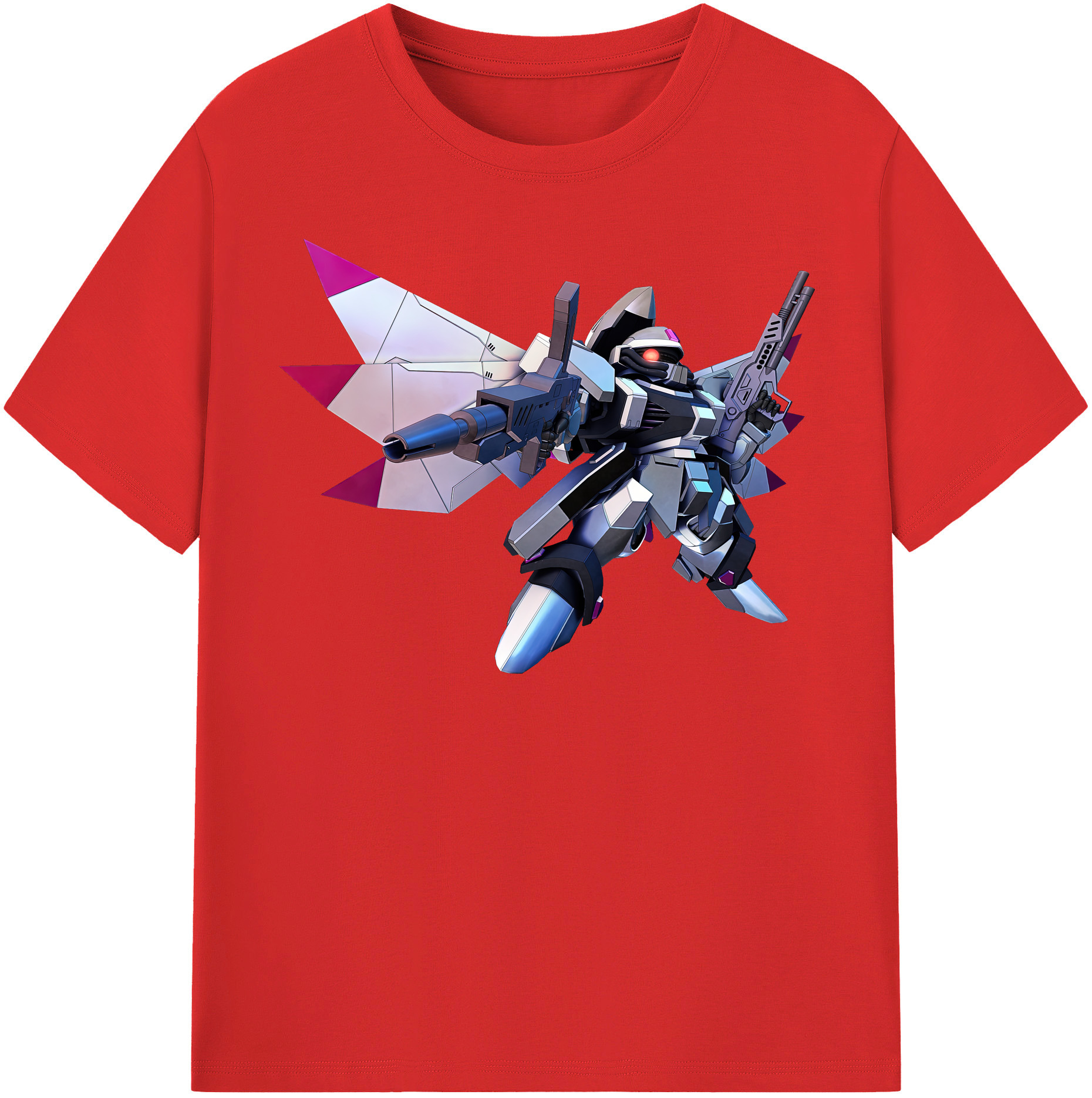（画像用） 機動戦士ガンダム Mobile Suit Gundam レディースカジュアルプリントTシャツ（綿100％）
