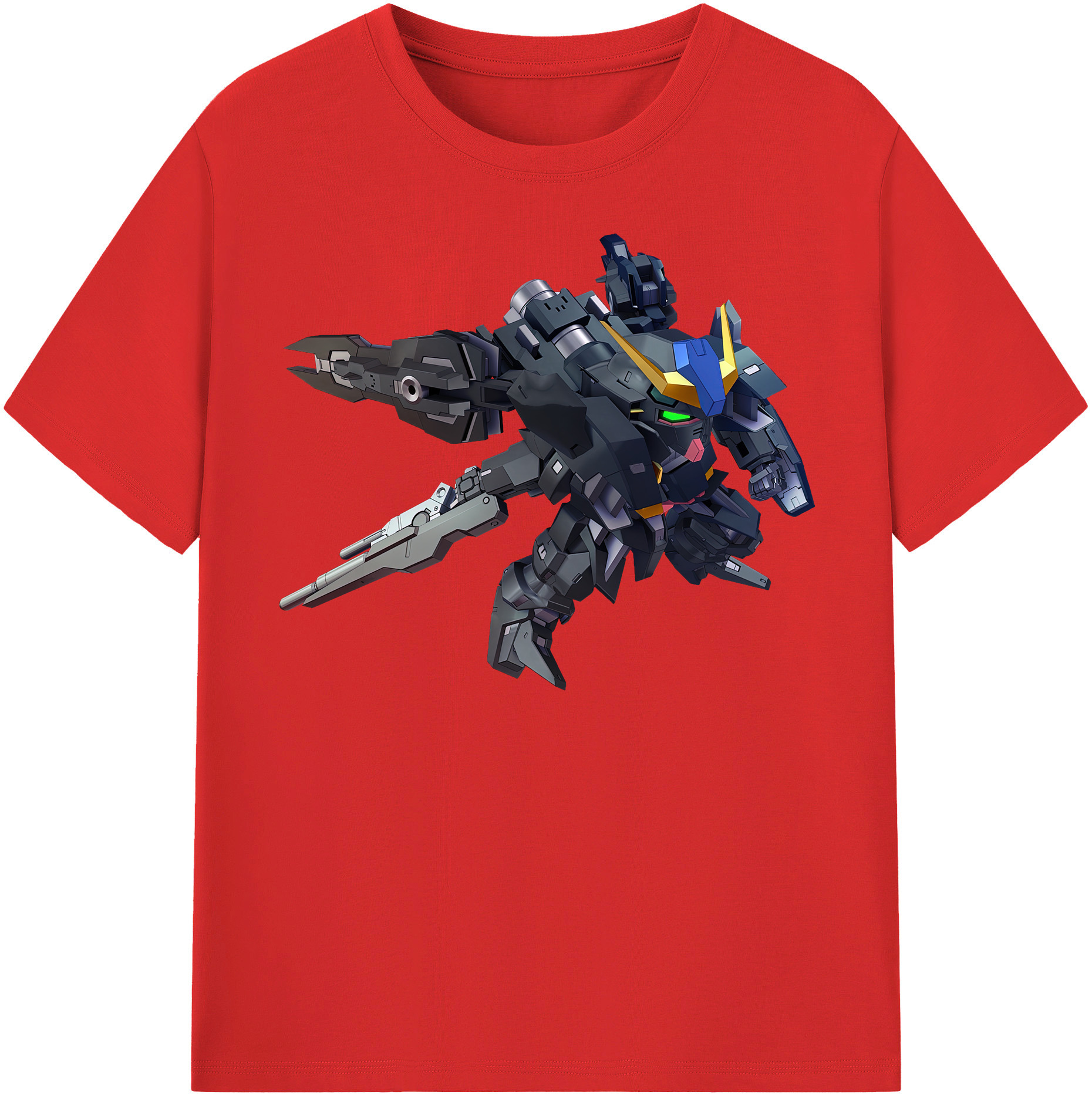 （画像用） 機動戦士ガンダム Mobile Suit Gundam レディースカジュアルプリントTシャツ（綿100％）