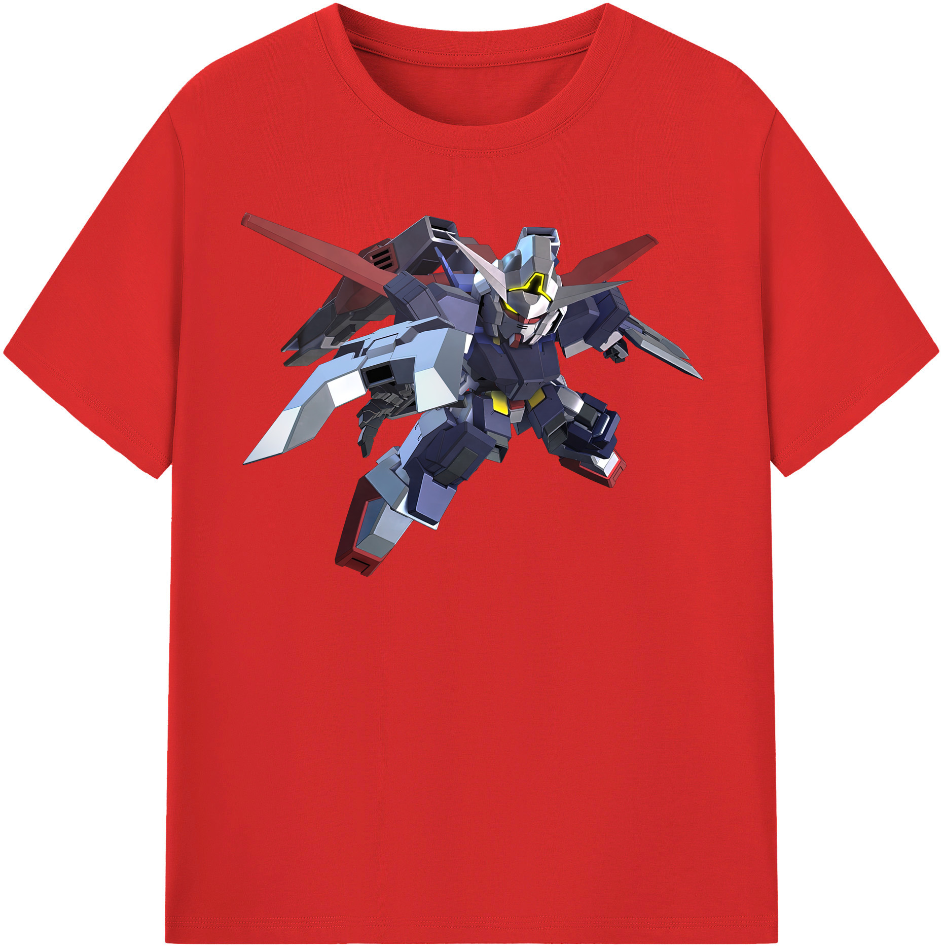 （画像用） 機動戦士ガンダム Mobile Suit Gundam レディースカジュアルプリントTシャツ（綿100％）
