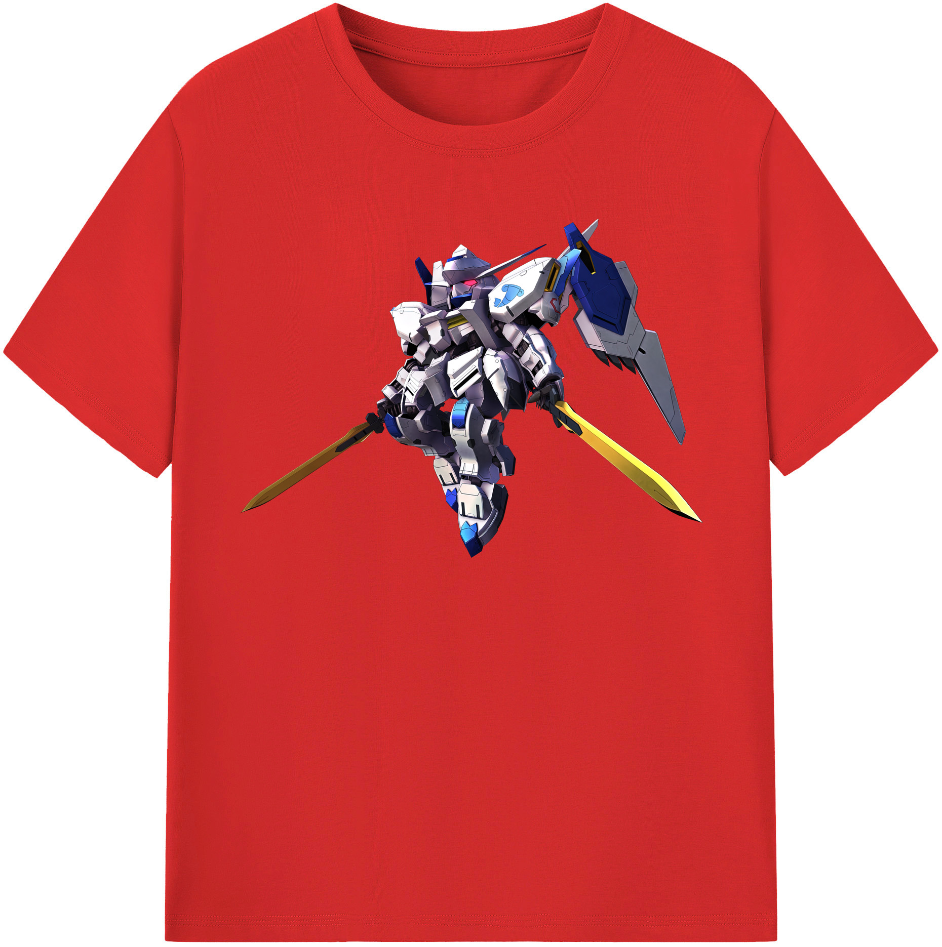 （画像用） 機動戦士ガンダム Mobile Suit Gundam レディースカジュアルプリントTシャツ（綿100％）