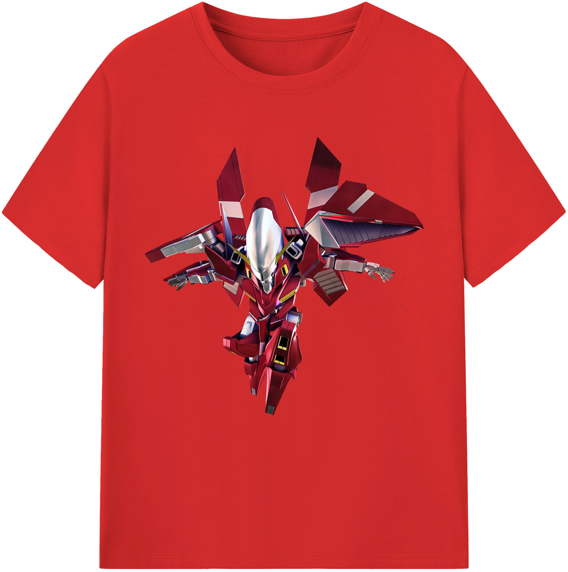（画像用） 機動戦士ガンダム Mobile Suit Gundam レディースカジュアルプリントTシャツ（綿100％）