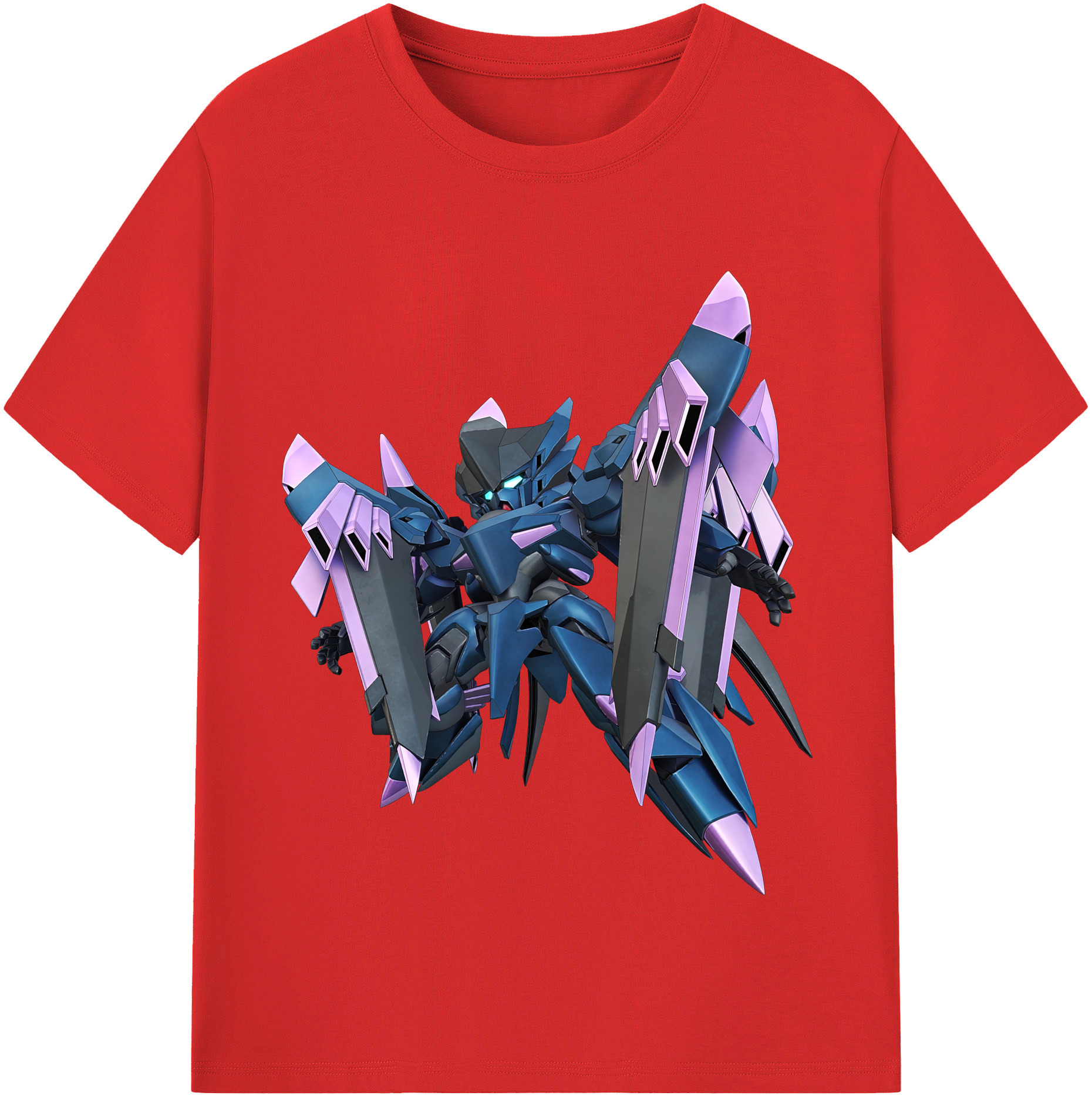 （画像用） 機動戦士ガンダム Mobile Suit Gundam レディースカジュアルプリントTシャツ（綿100％）