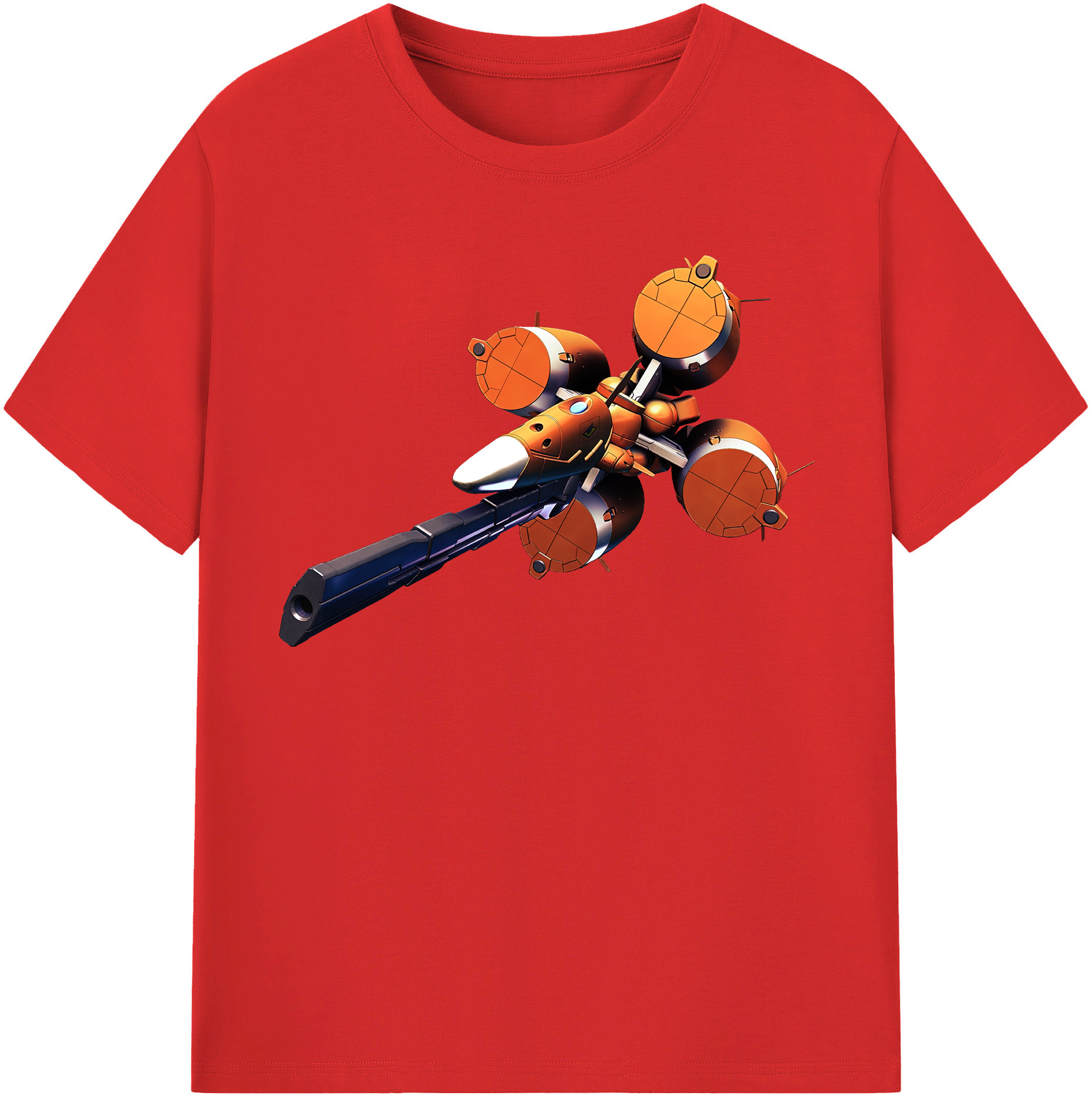 （画像用） 機動戦士ガンダム Mobile Suit Gundam レディースカジュアルプリントTシャツ（綿100％）