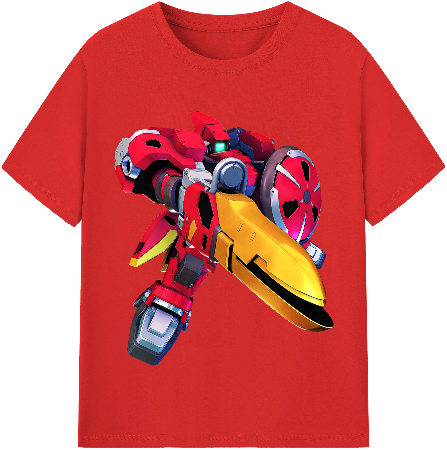 （画像用） 機動戦士ガンダム Mobile Suit Gundam レディースカジュアルプリントTシャツ（綿100％）