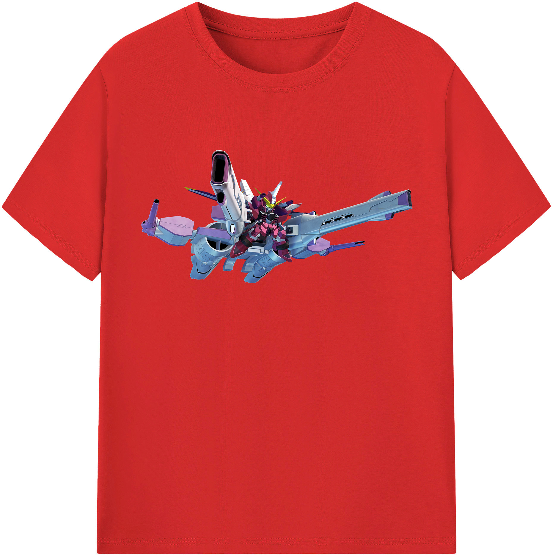 （画像用） 機動戦士ガンダム Mobile Suit Gundam レディースカジュアルプリントTシャツ（綿100％）