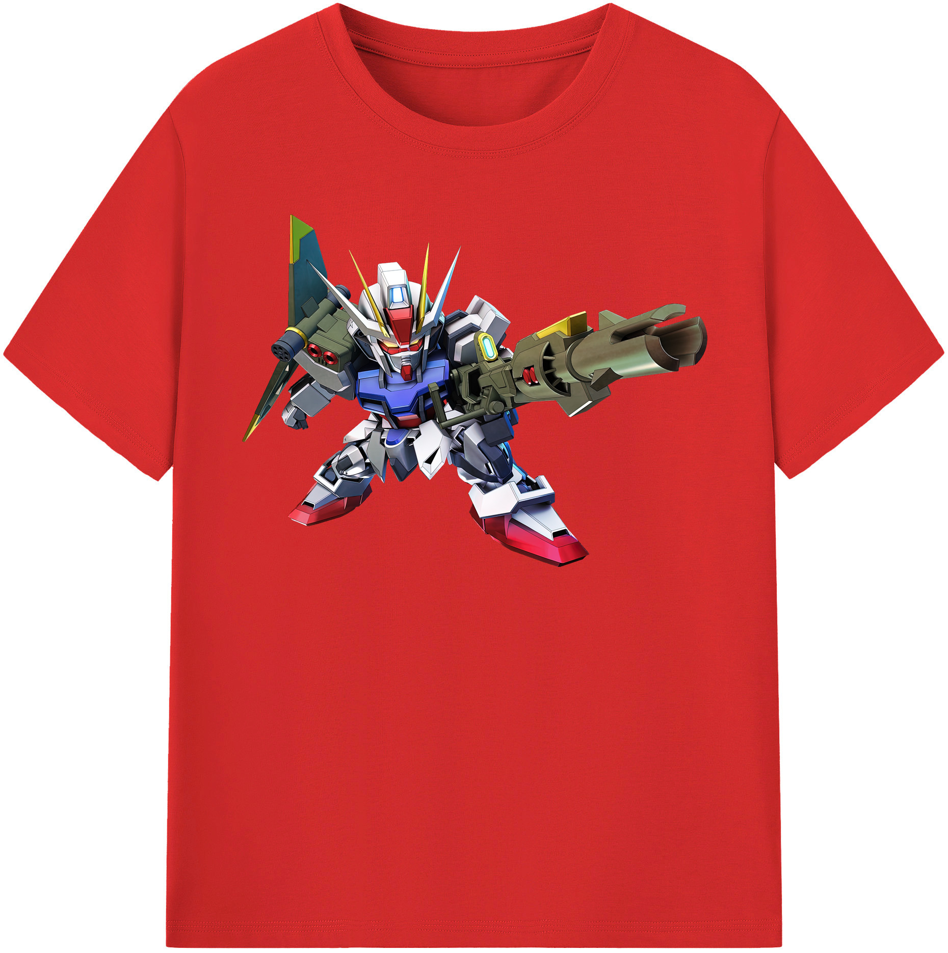 （画像用） 機動戦士ガンダム Mobile Suit Gundam レディースカジュアルプリントTシャツ（綿100％）