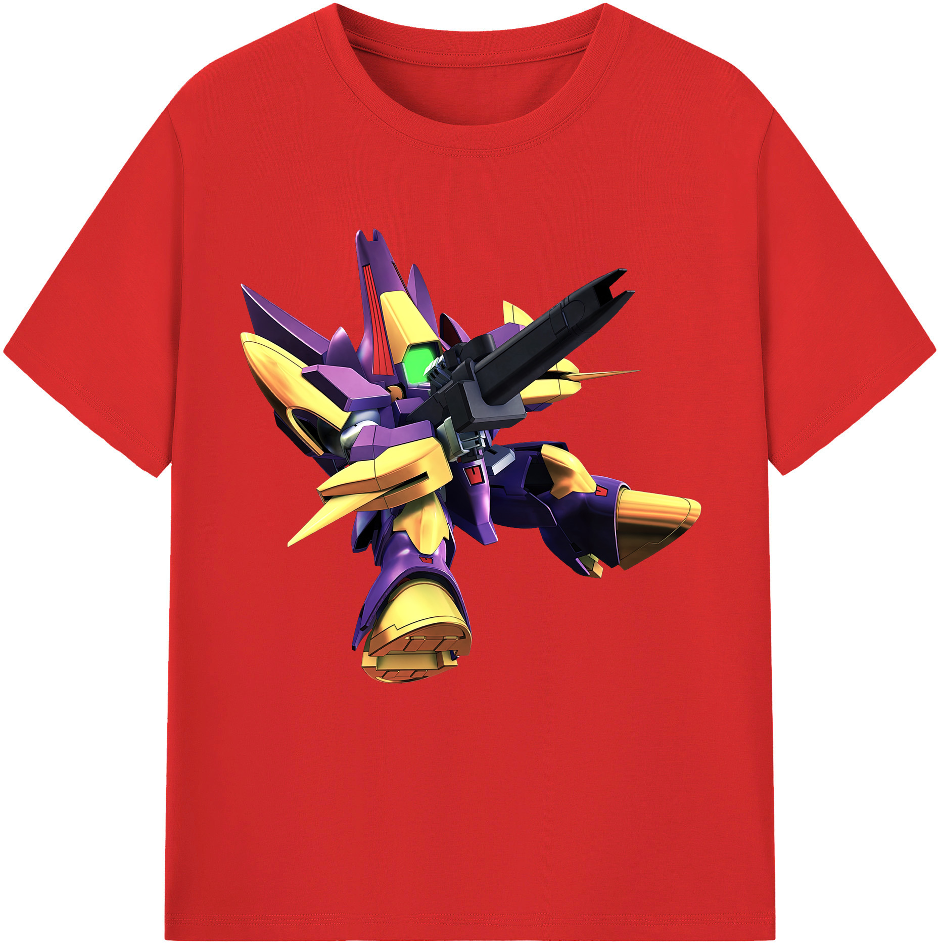 （画像用） 機動戦士ガンダム Mobile Suit Gundam レディースカジュアルプリントTシャツ（綿100％）