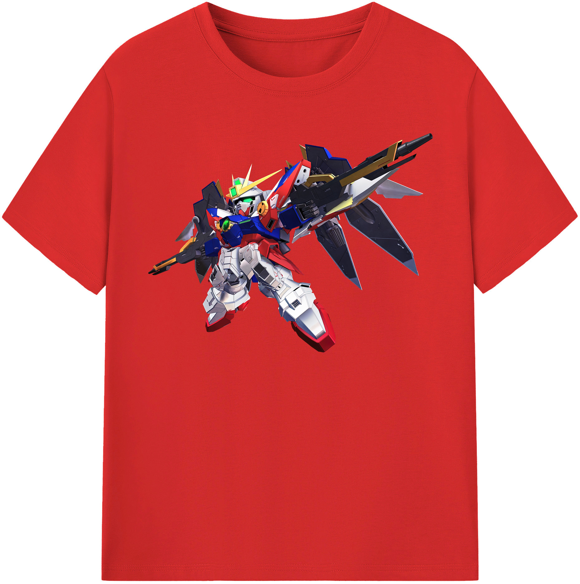 （画像用） 機動戦士ガンダム Mobile Suit Gundam レディースカジュアルプリントTシャツ（綿100％）