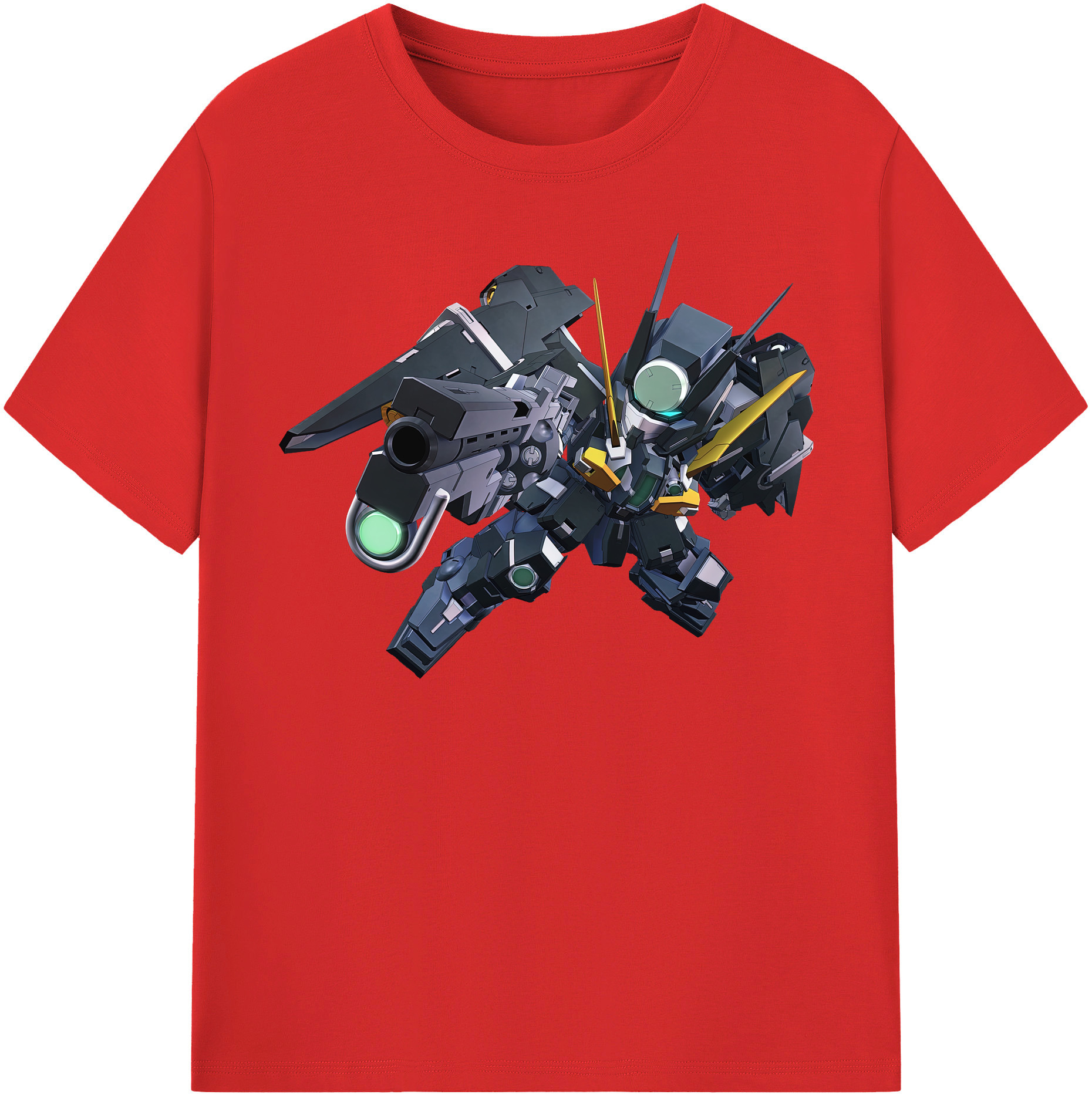 （画像用） 機動戦士ガンダム Mobile Suit Gundam レディースカジュアルプリントTシャツ（綿100％）