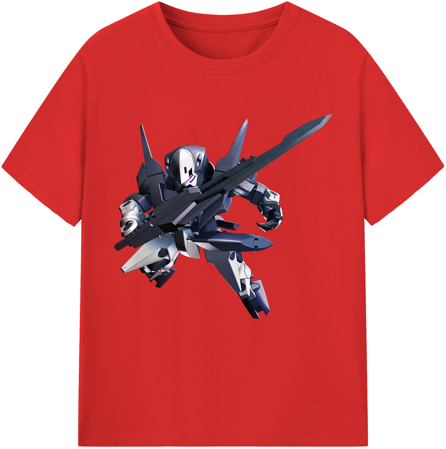 （画像用） 機動戦士ガンダム Mobile Suit Gundam レディースカジュアルプリントTシャツ（綿100％）