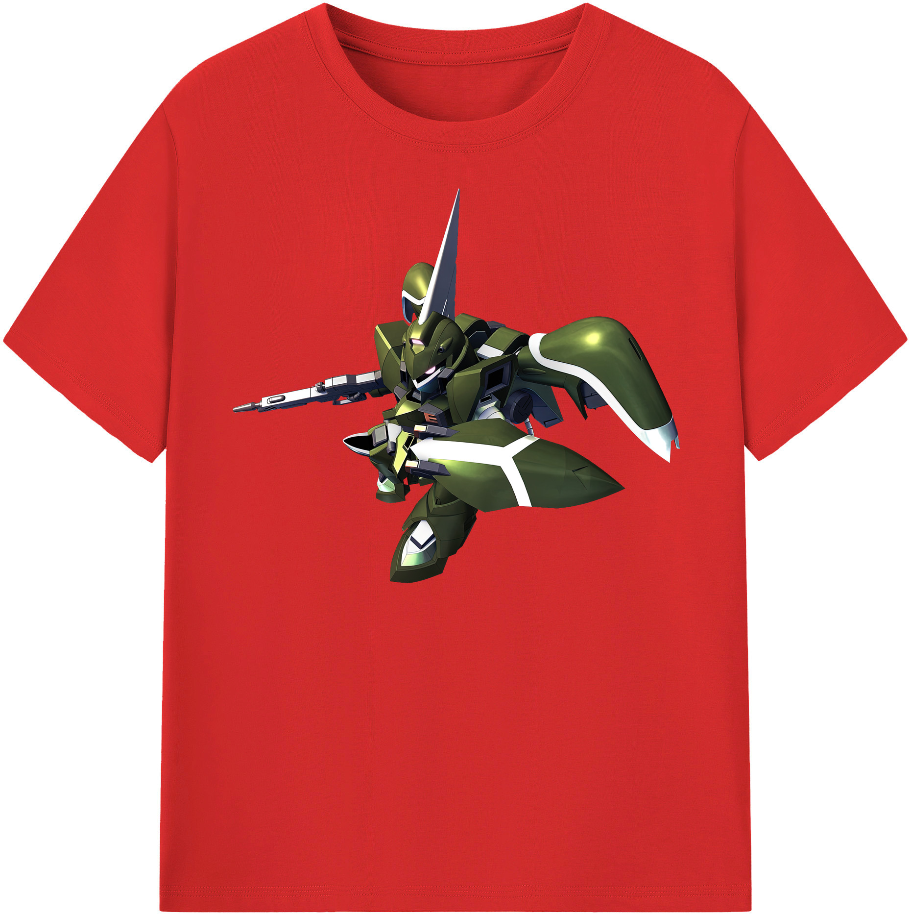 （画像用） 機動戦士ガンダム Mobile Suit Gundam レディースカジュアルプリントTシャツ（綿100％）