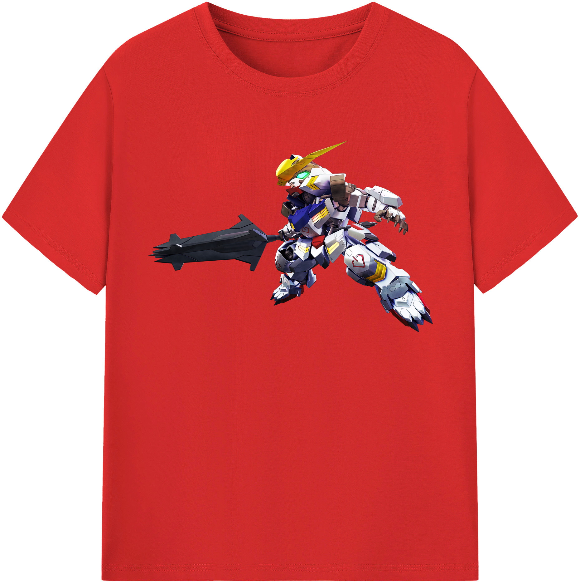 （画像用） 機動戦士ガンダム Mobile Suit Gundam レディースカジュアルプリントTシャツ（綿100％）