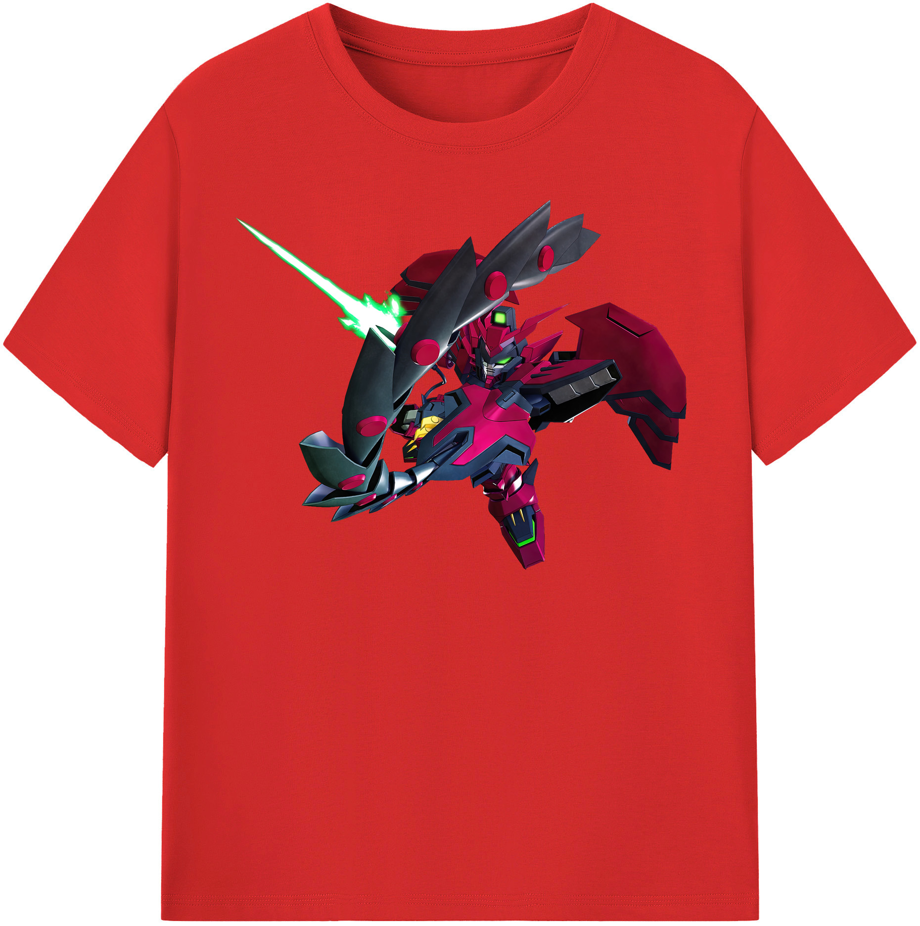 （画像用） 機動戦士ガンダム Mobile Suit Gundam レディースカジュアルプリントTシャツ（綿100％）