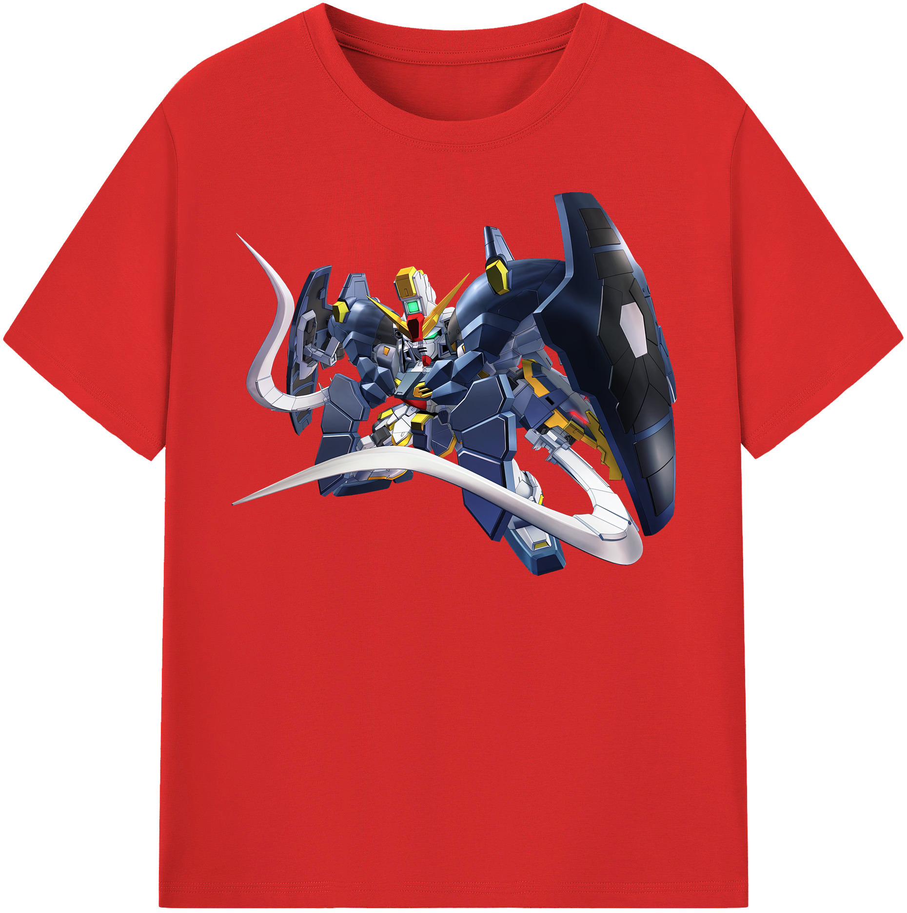 （画像用） 機動戦士ガンダム Mobile Suit Gundam レディースカジュアルプリントTシャツ（綿100％）