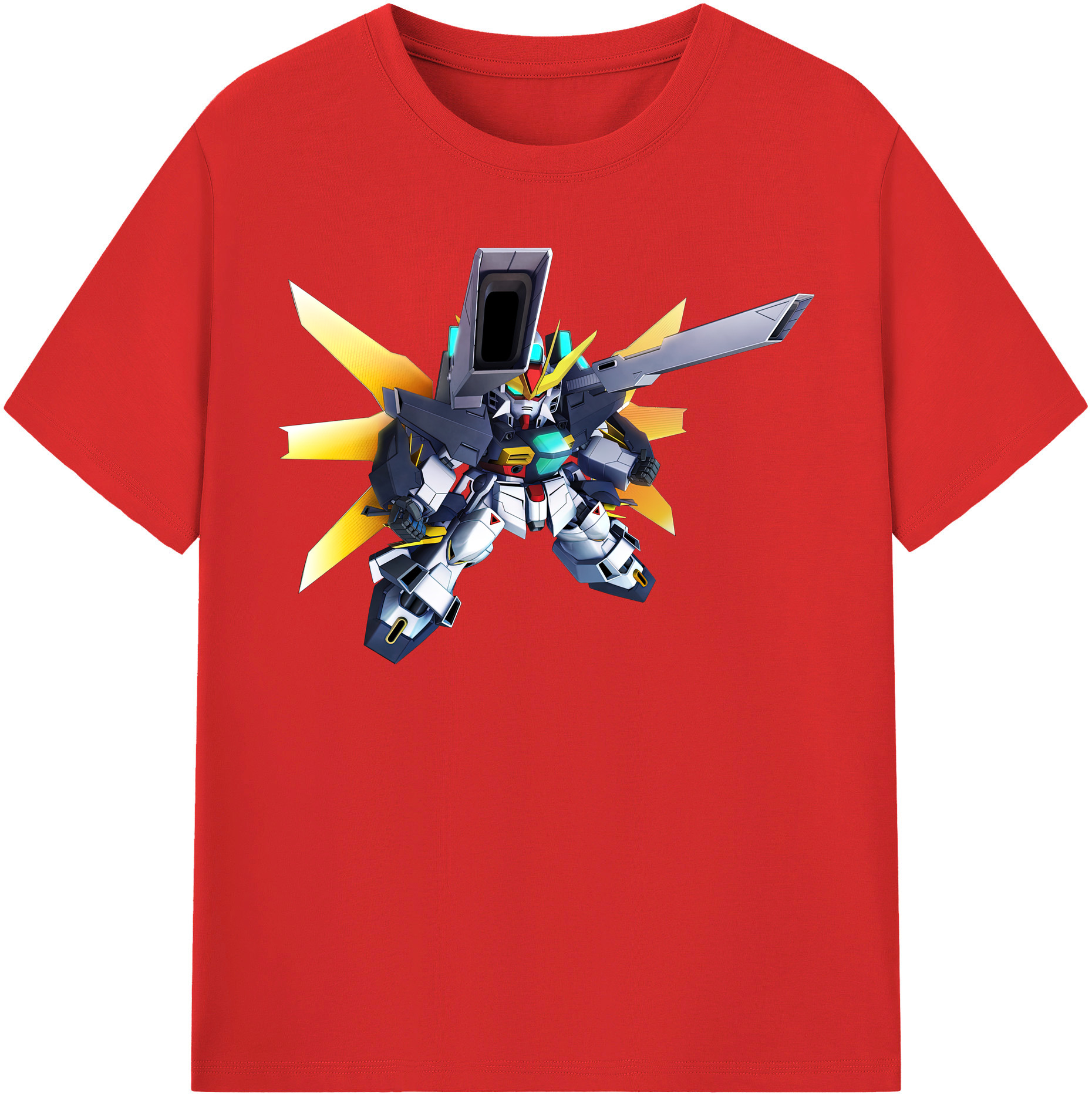 （画像用） 機動戦士ガンダム Mobile Suit Gundam レディースカジュアルプリントTシャツ（綿100％）