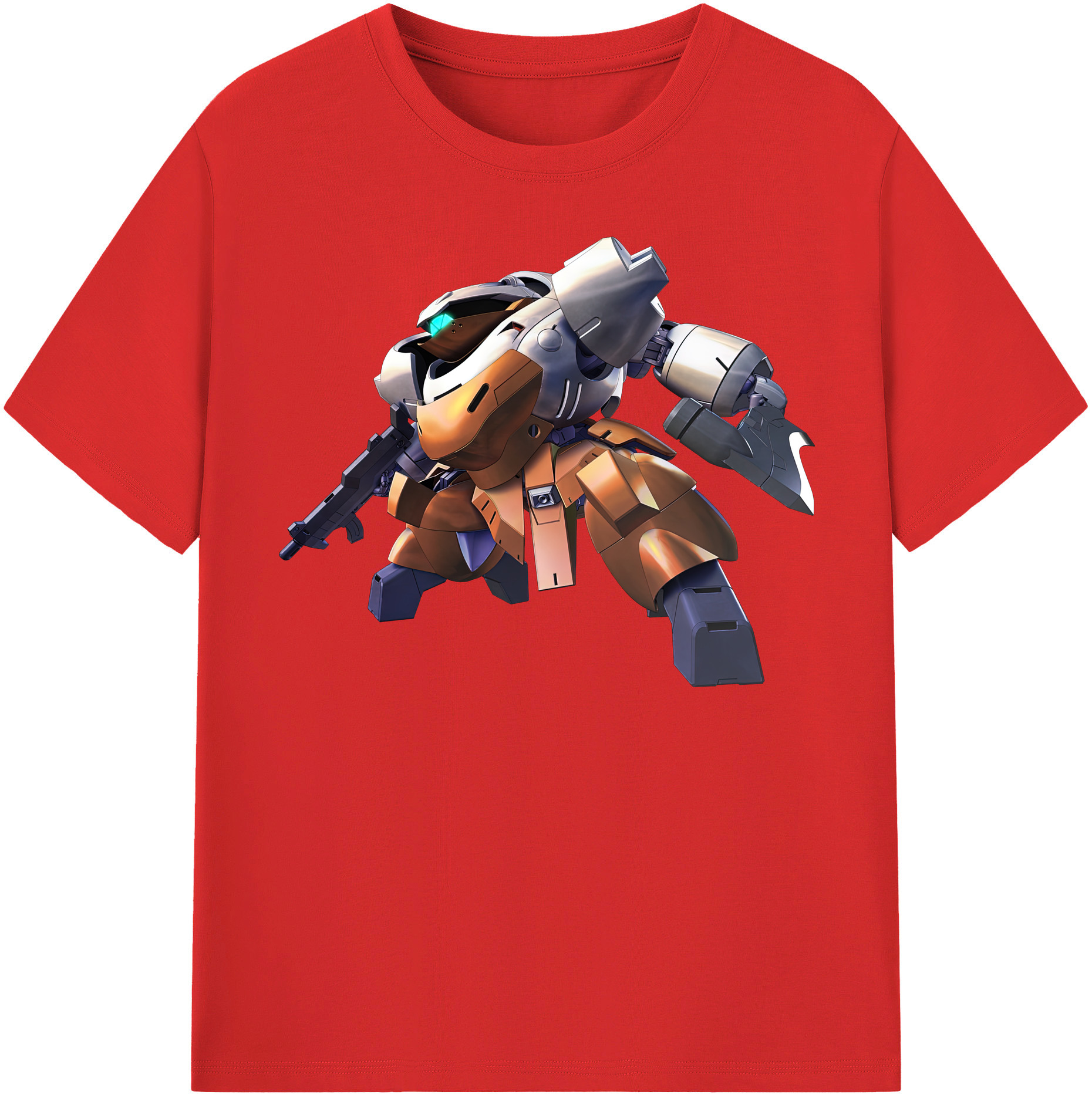 （画像用） 機動戦士ガンダム Mobile Suit Gundam レディースカジュアルプリントTシャツ（綿100％）