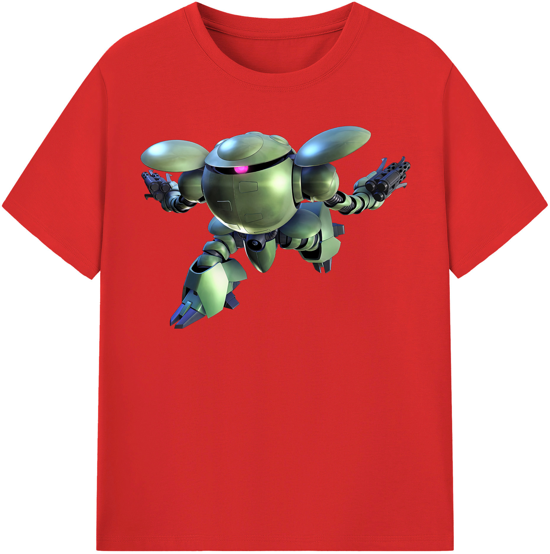 （画像用） 機動戦士ガンダム Mobile Suit Gundam レディースカジュアルプリントTシャツ（綿100％）
