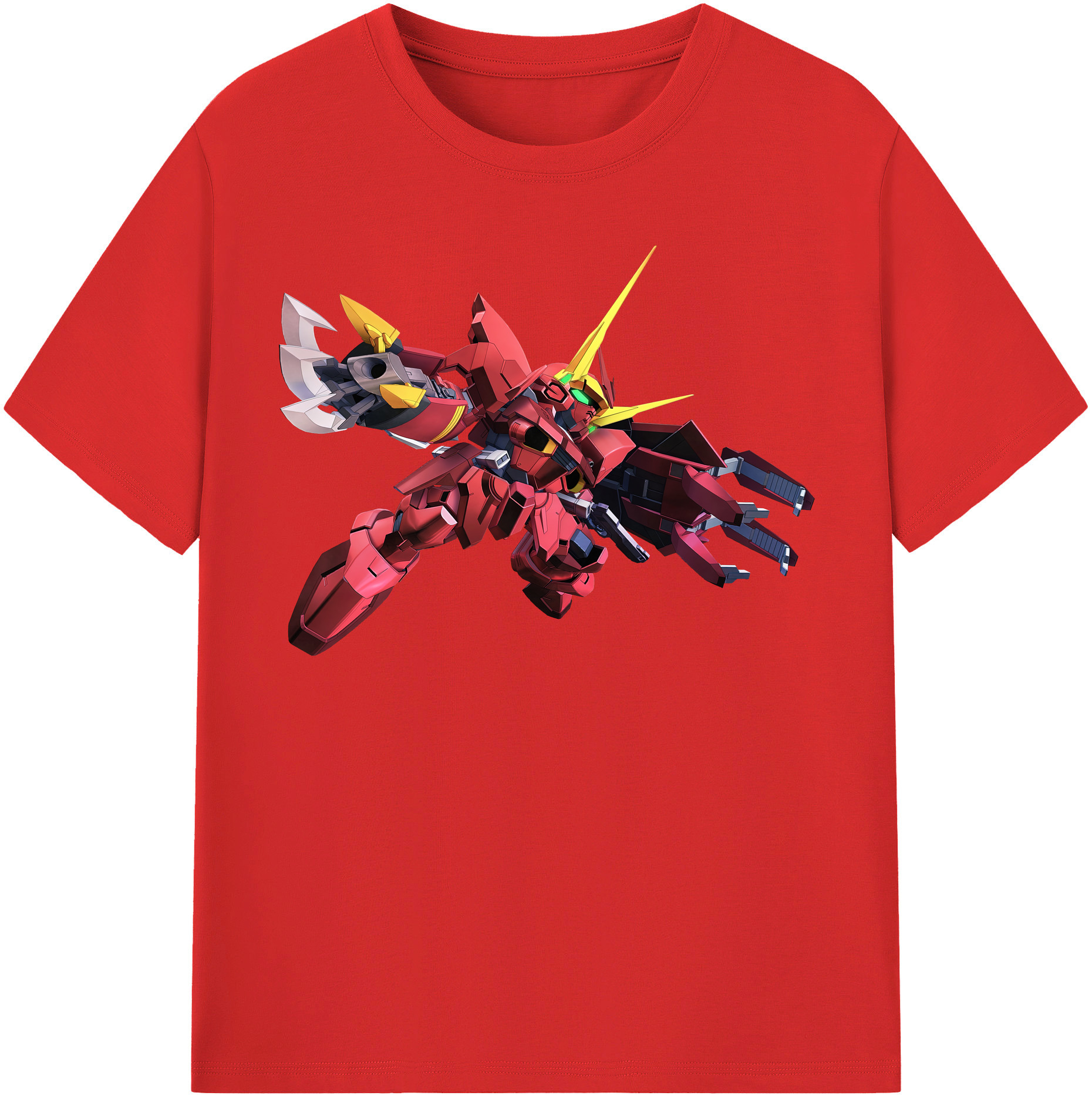 （画像用） 機動戦士ガンダム Mobile Suit Gundam レディースカジュアルプリントTシャツ（綿100％）