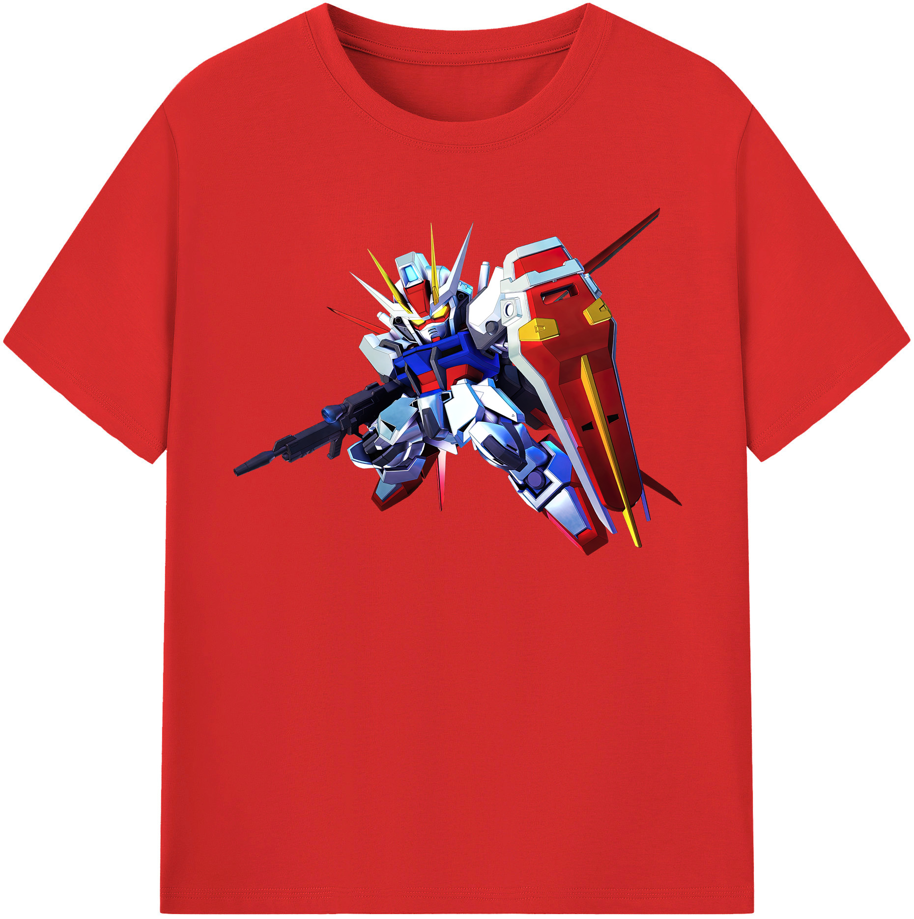 （画像用） 機動戦士ガンダム Mobile Suit Gundam レディースカジュアルプリントTシャツ（綿100％）