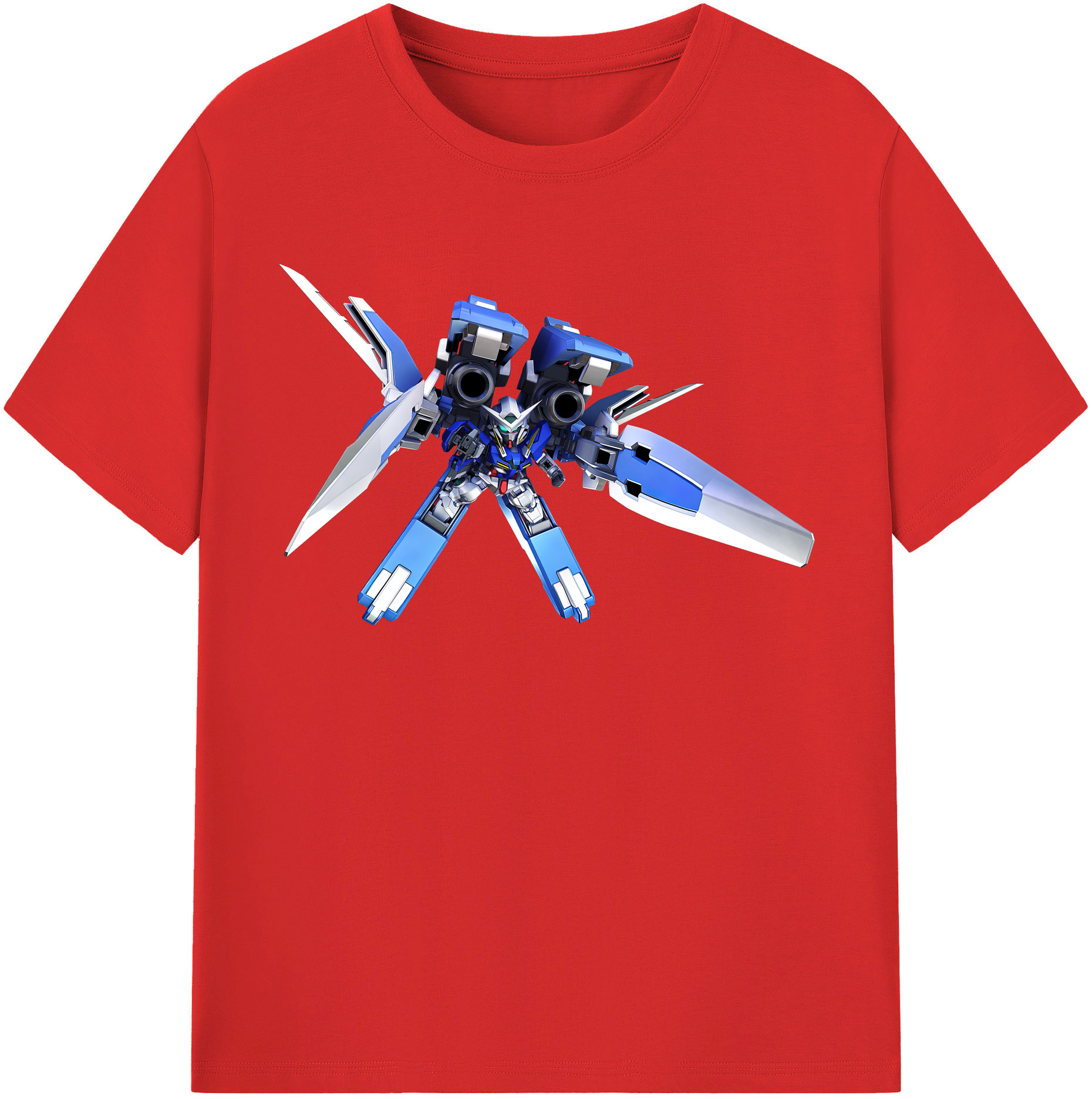 （画像用） 機動戦士ガンダム Mobile Suit Gundam レディースカジュアルプリントTシャツ（綿100％）