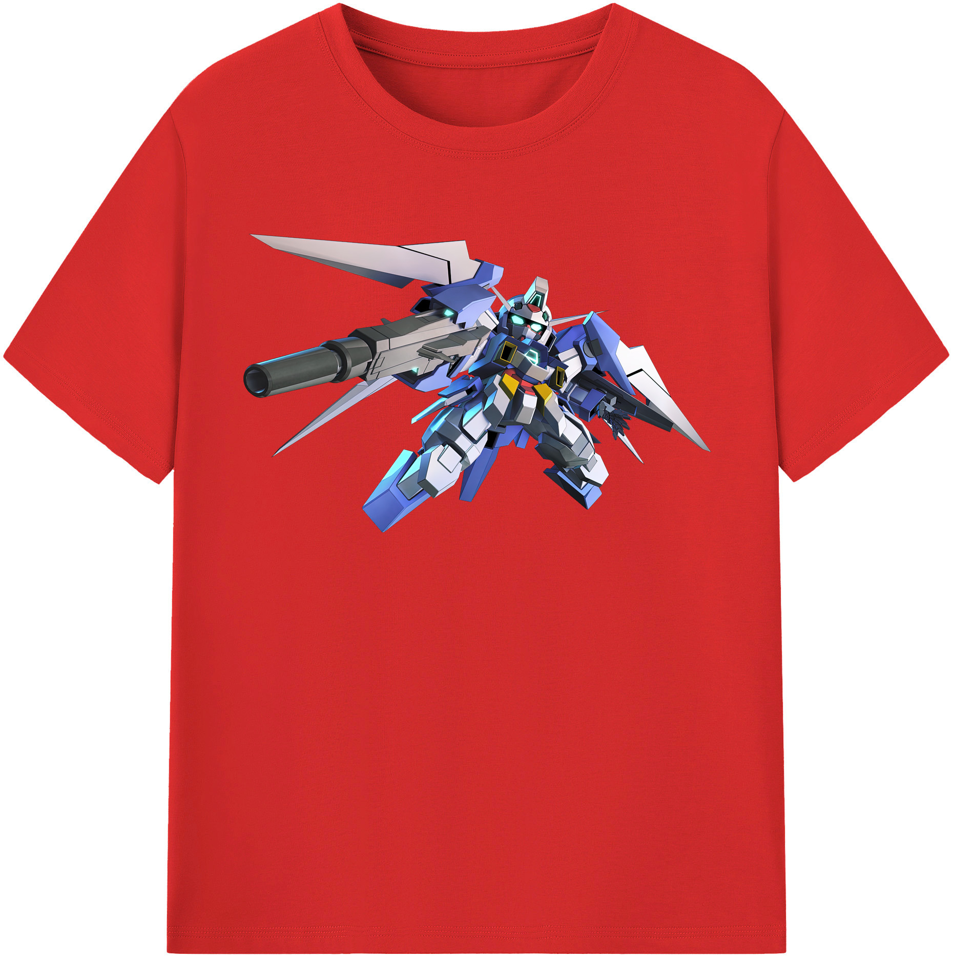（画像用） 機動戦士ガンダム Mobile Suit Gundam レディースカジュアルプリントTシャツ（綿100％）