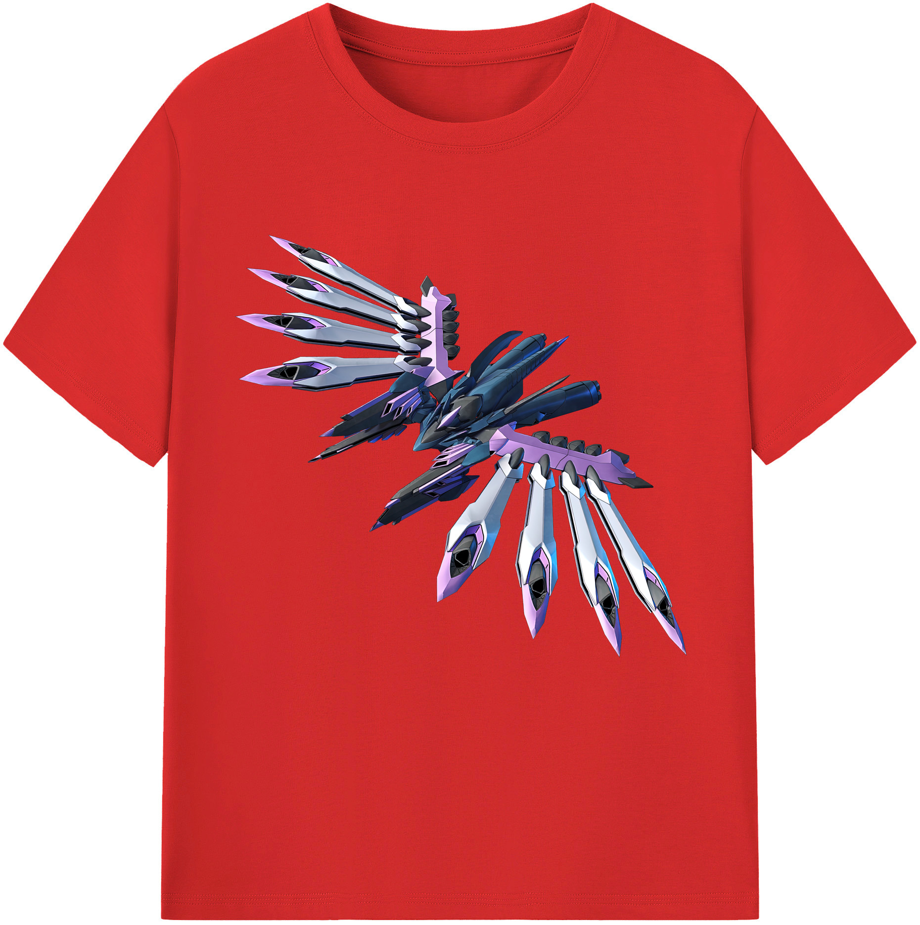 （画像用） 機動戦士ガンダム Mobile Suit Gundam レディースカジュアルプリントTシャツ（綿100％）