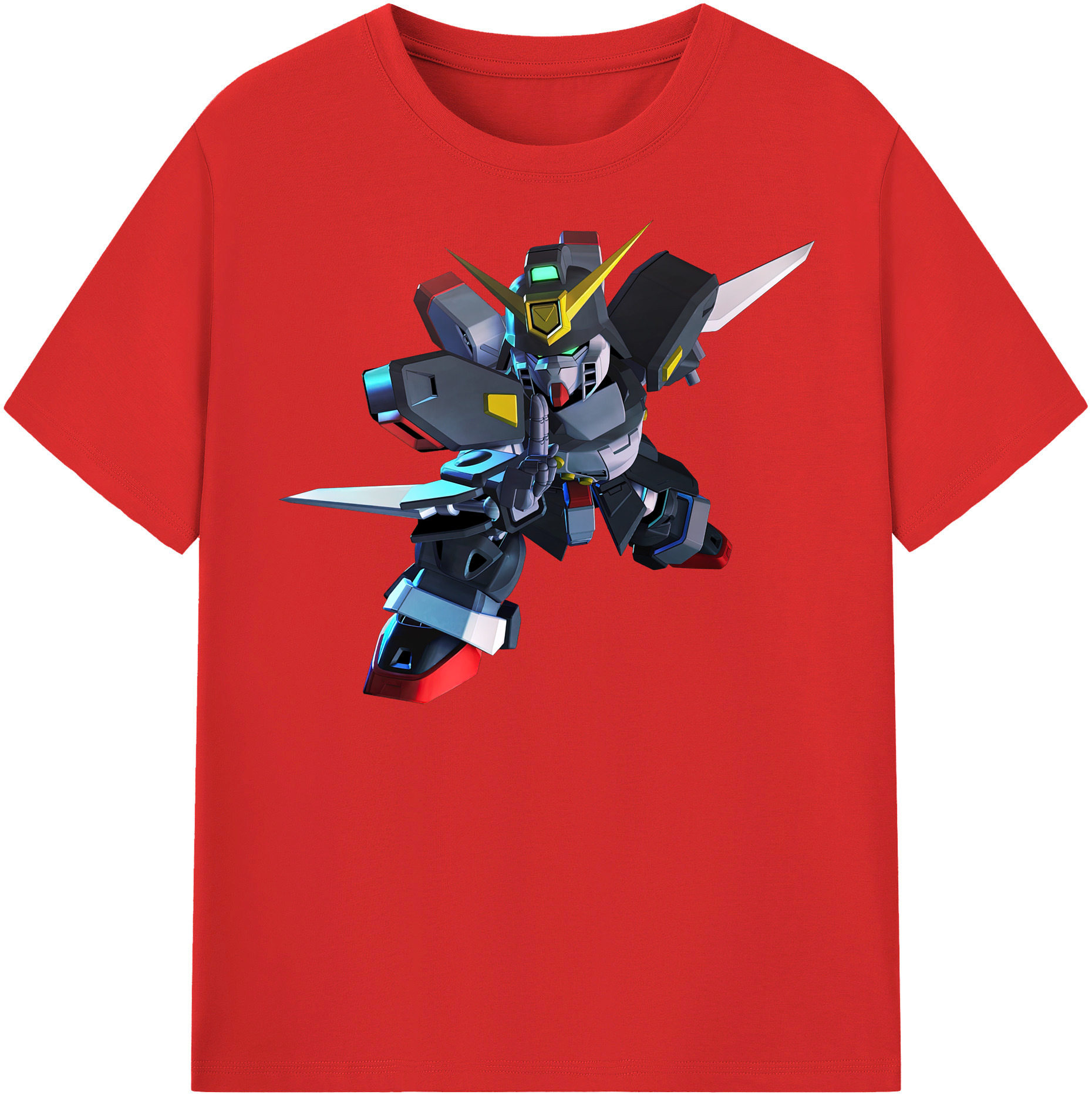 （画像用） 機動戦士ガンダム Mobile Suit Gundam レディースカジュアルプリントTシャツ（綿100％）