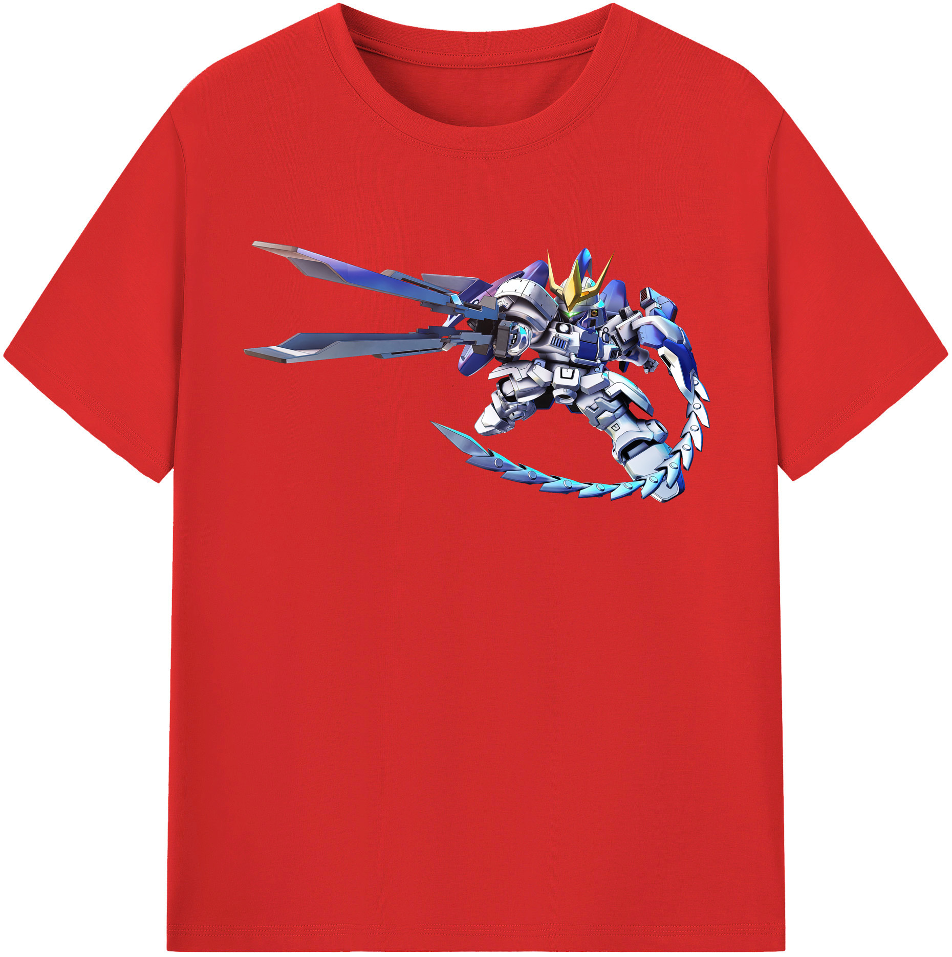（画像用） 機動戦士ガンダム Mobile Suit Gundam レディースカジュアルプリントTシャツ（綿100％）