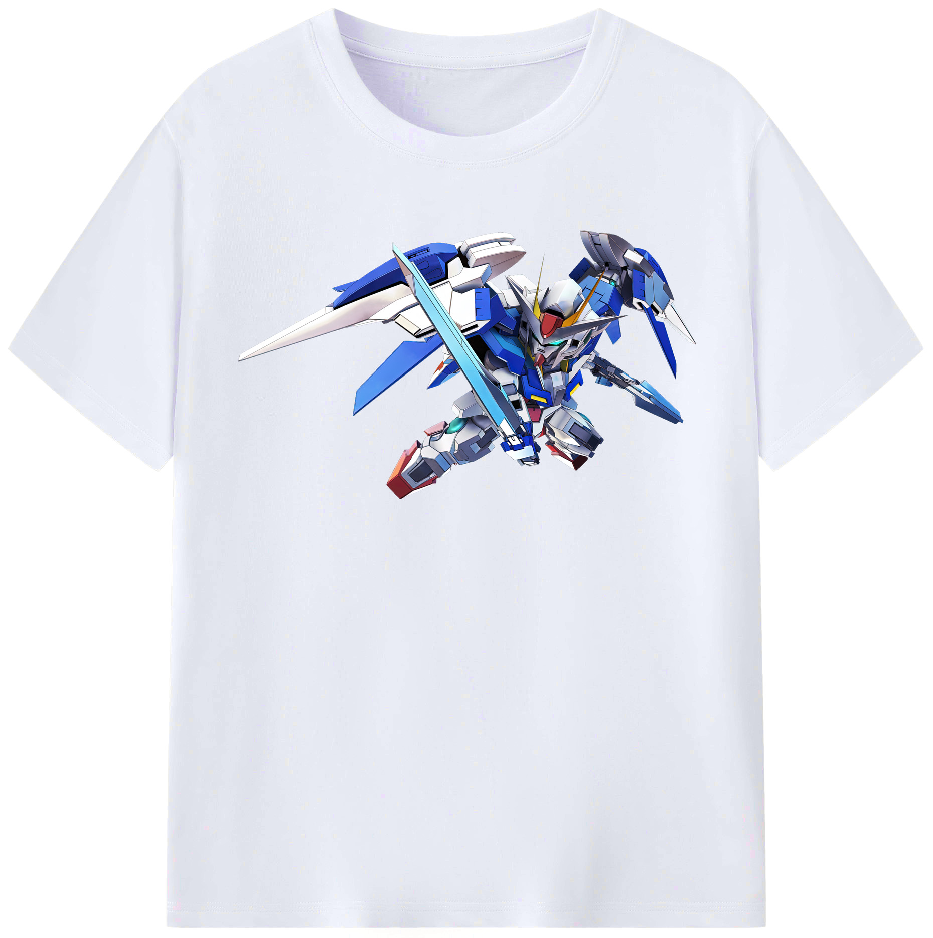 （画像用） 機動戦士ガンダム Mobile Suit Gundam レディースカジュアルプリントTシャツ（綿100％）