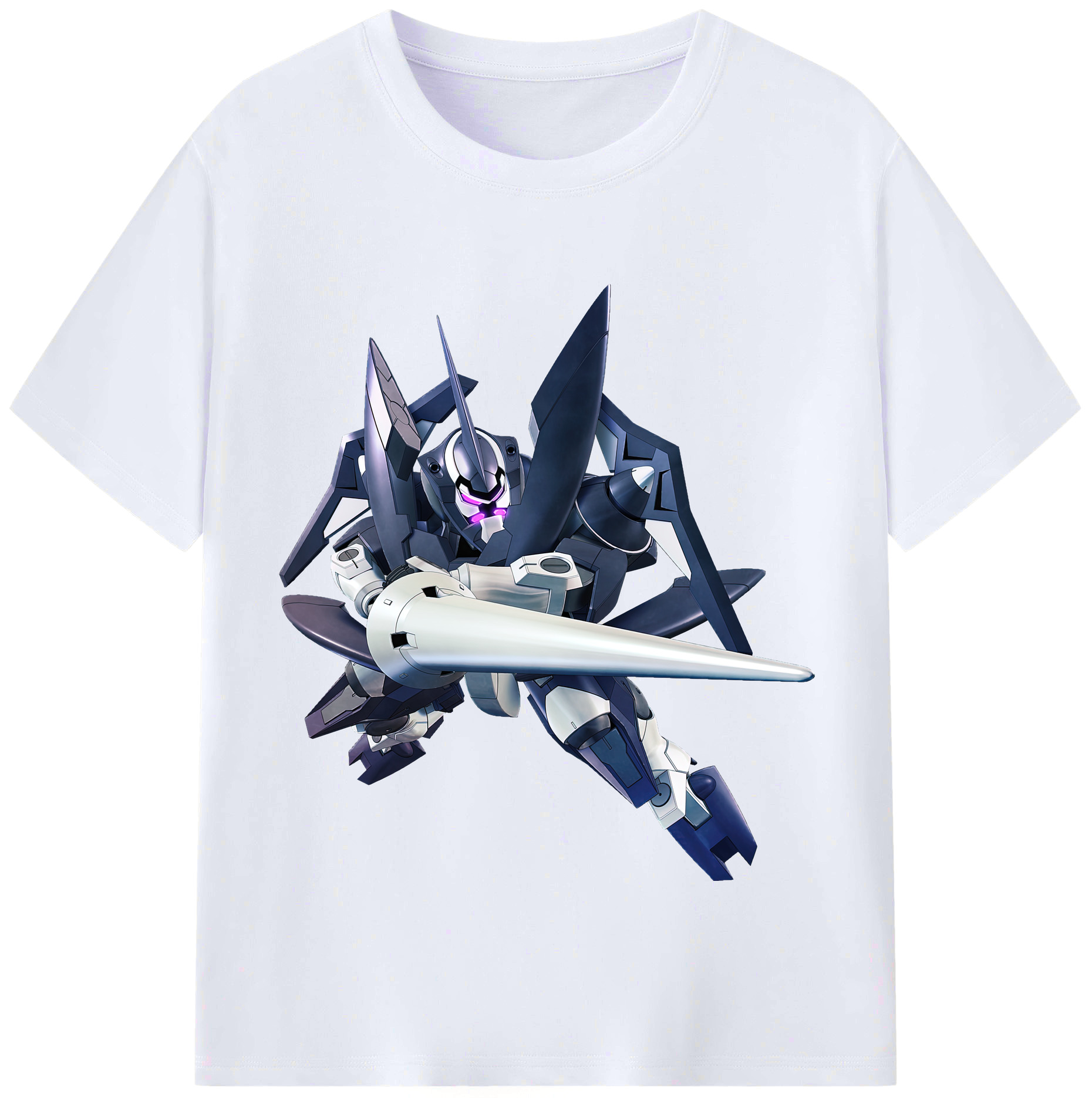 （画像用） 機動戦士ガンダム Mobile Suit Gundam レディースカジュアルプリントTシャツ（綿100％）