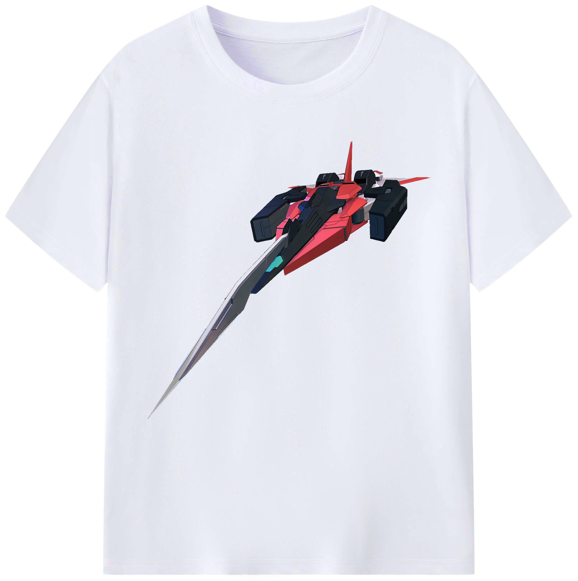 （画像用） 機動戦士ガンダム Mobile Suit Gundam レディースカジュアルプリントTシャツ（綿100％）