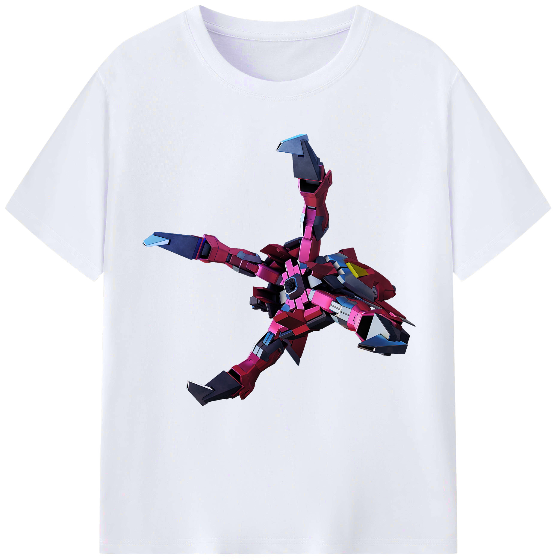 （画像用） 機動戦士ガンダム Mobile Suit Gundam レディースカジュアルプリントTシャツ（綿100％）