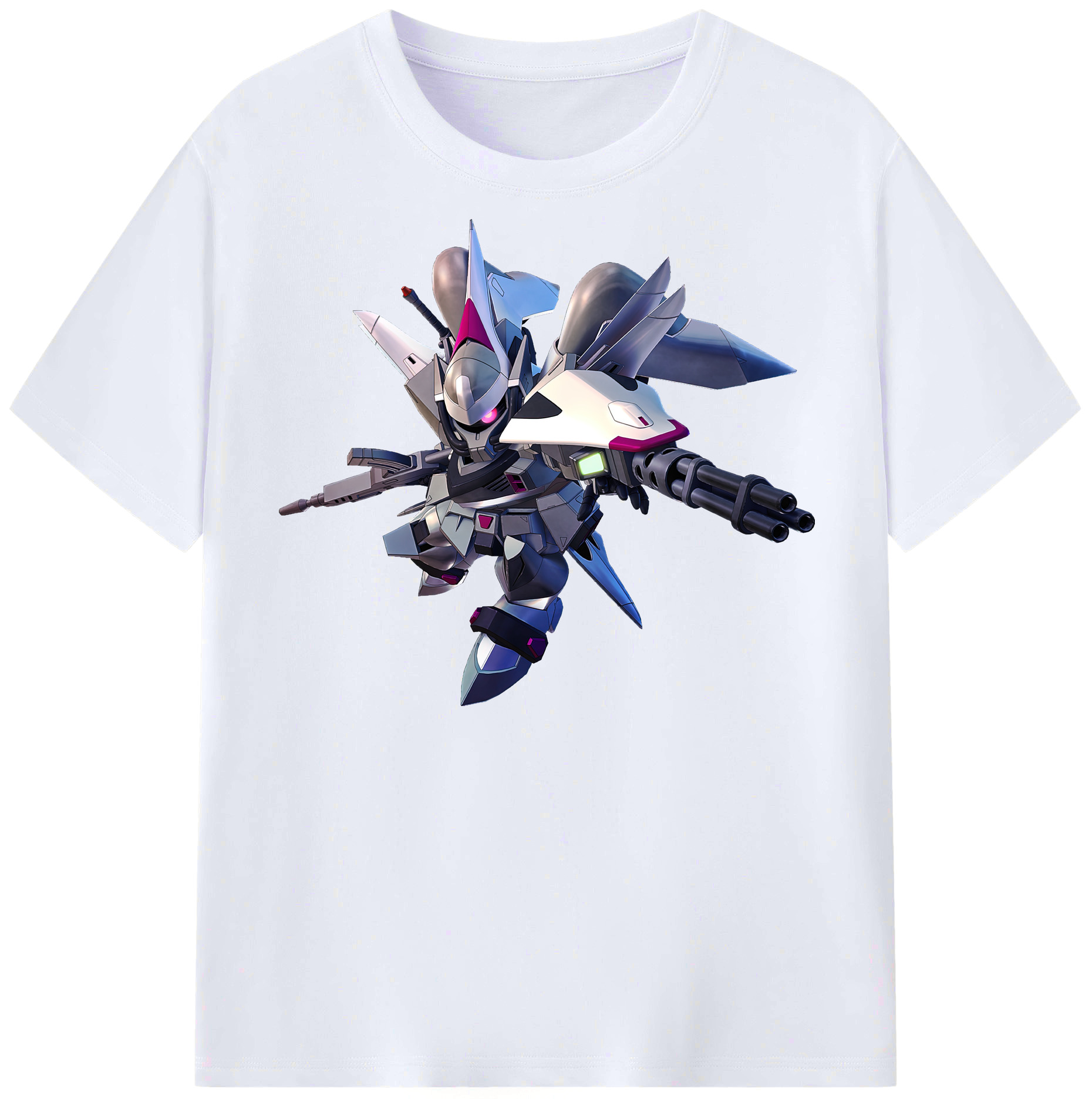 （画像用） 機動戦士ガンダム Mobile Suit Gundam レディースカジュアルプリントTシャツ（綿100％）