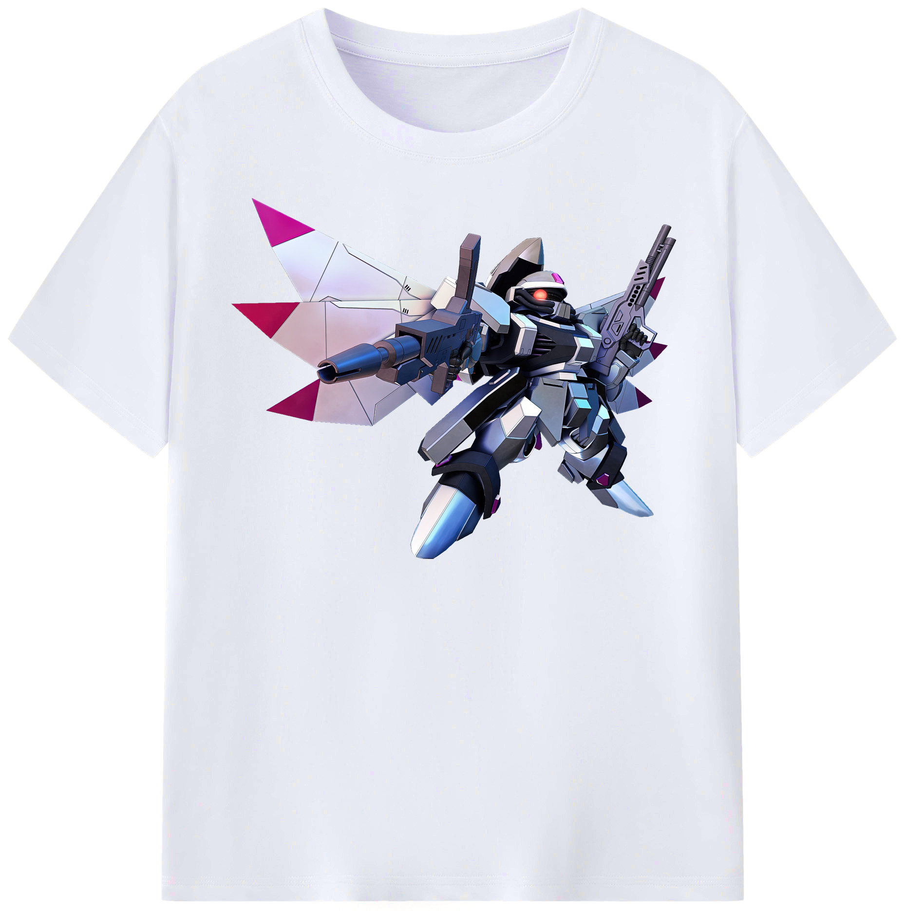 （画像用） 機動戦士ガンダム Mobile Suit Gundam レディースカジュアルプリントTシャツ（綿100％）