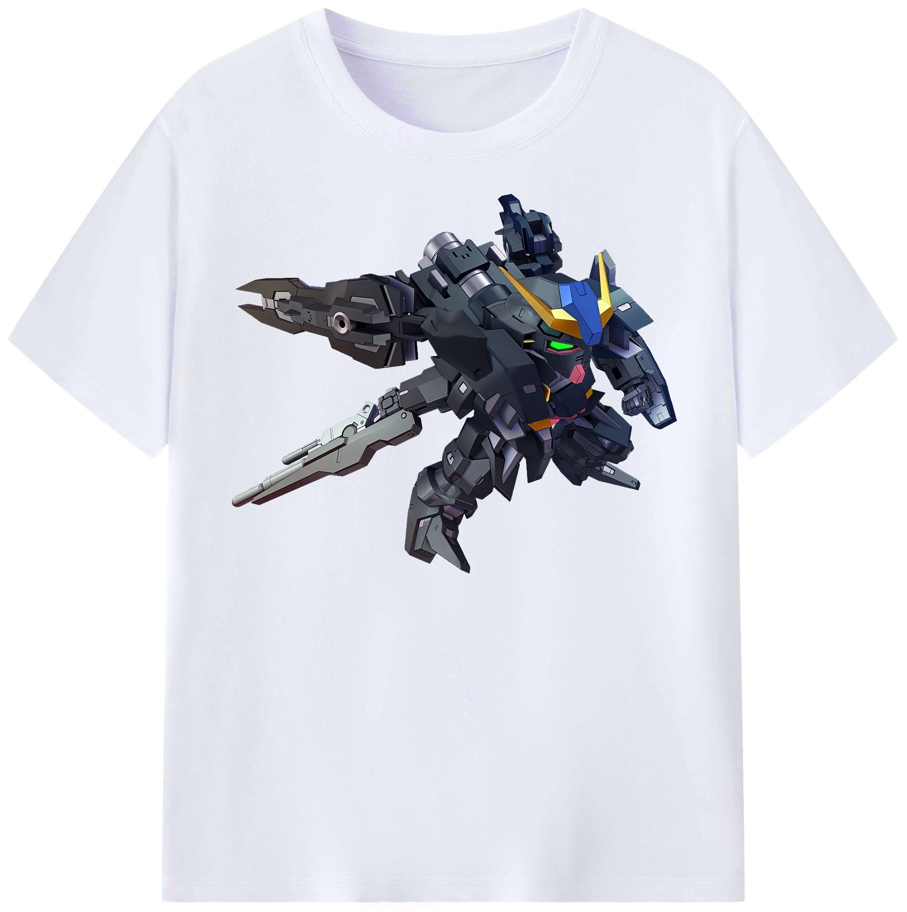 （画像用） 機動戦士ガンダム Mobile Suit Gundam レディースカジュアルプリントTシャツ（綿100％）