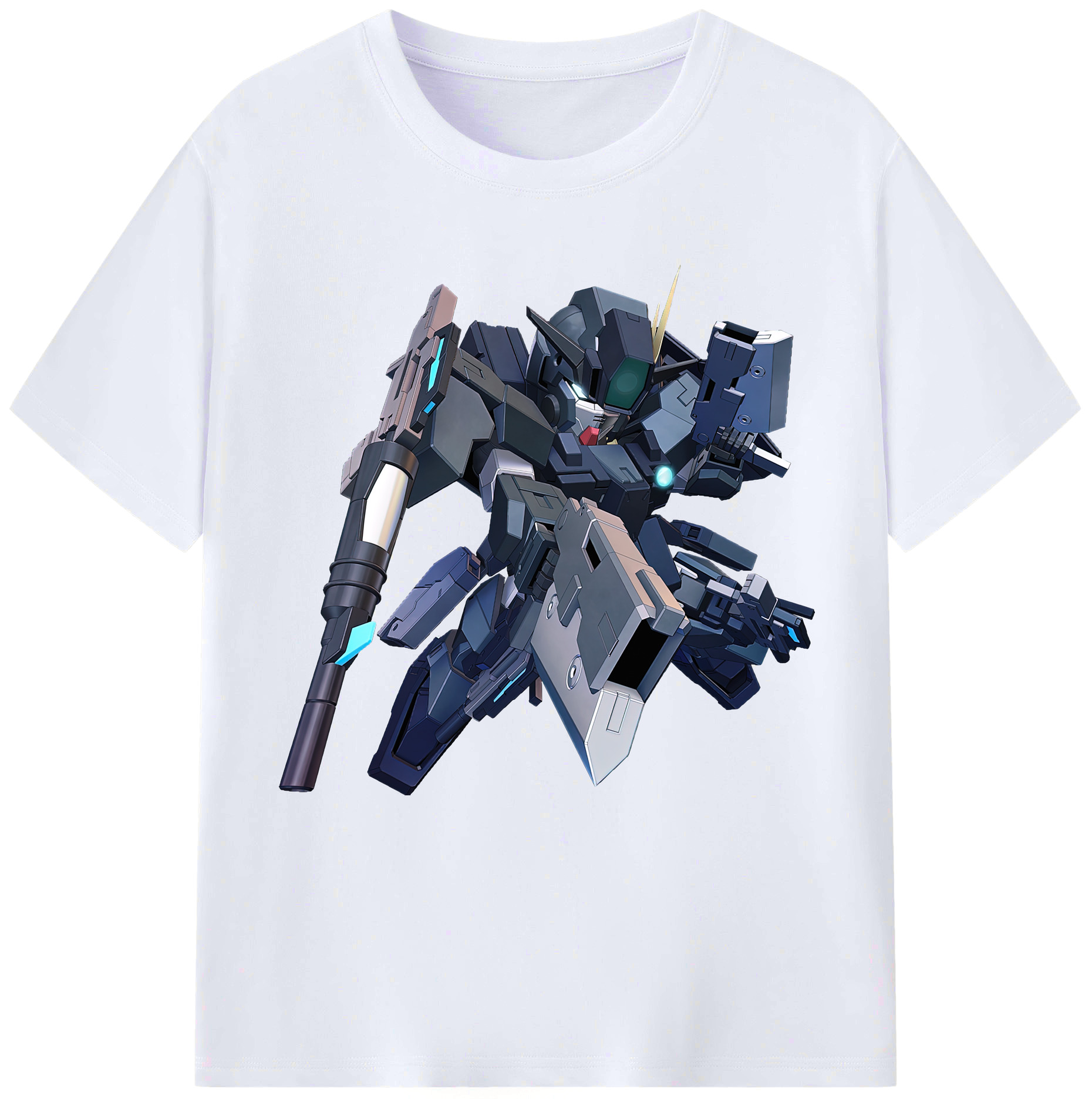 （画像用） 機動戦士ガンダム Mobile Suit Gundam レディースカジュアルプリントTシャツ（綿100％）