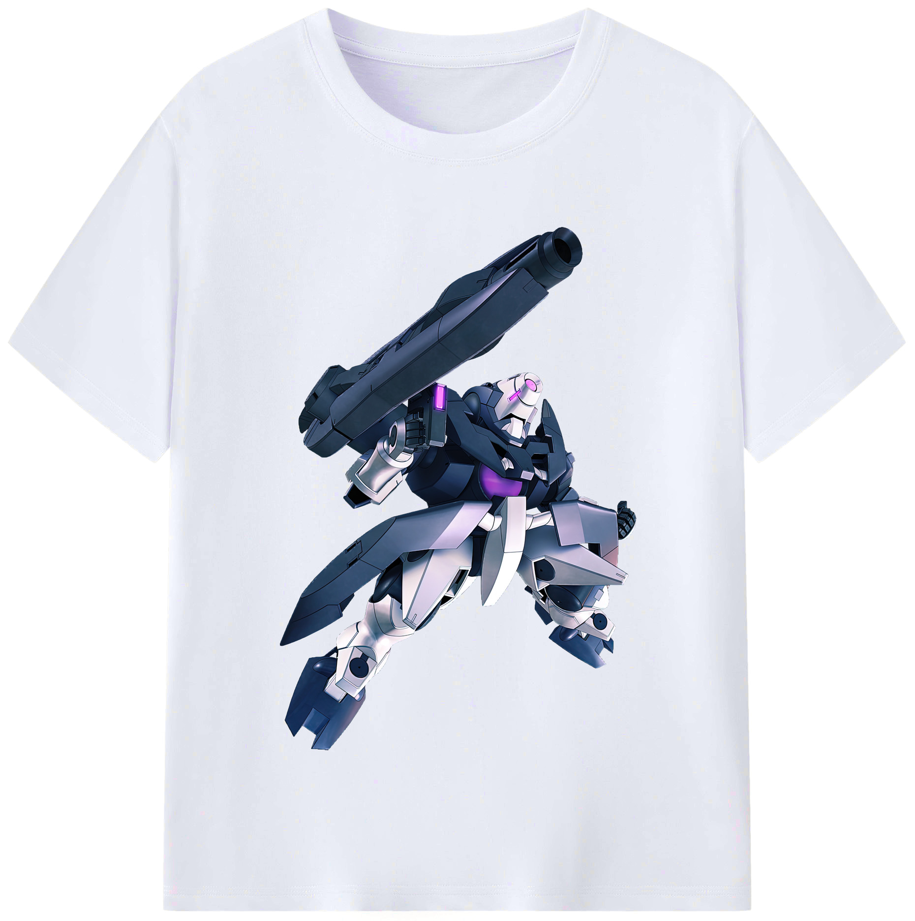 （画像用） 機動戦士ガンダム Mobile Suit Gundam レディースカジュアルプリントTシャツ（綿100％）