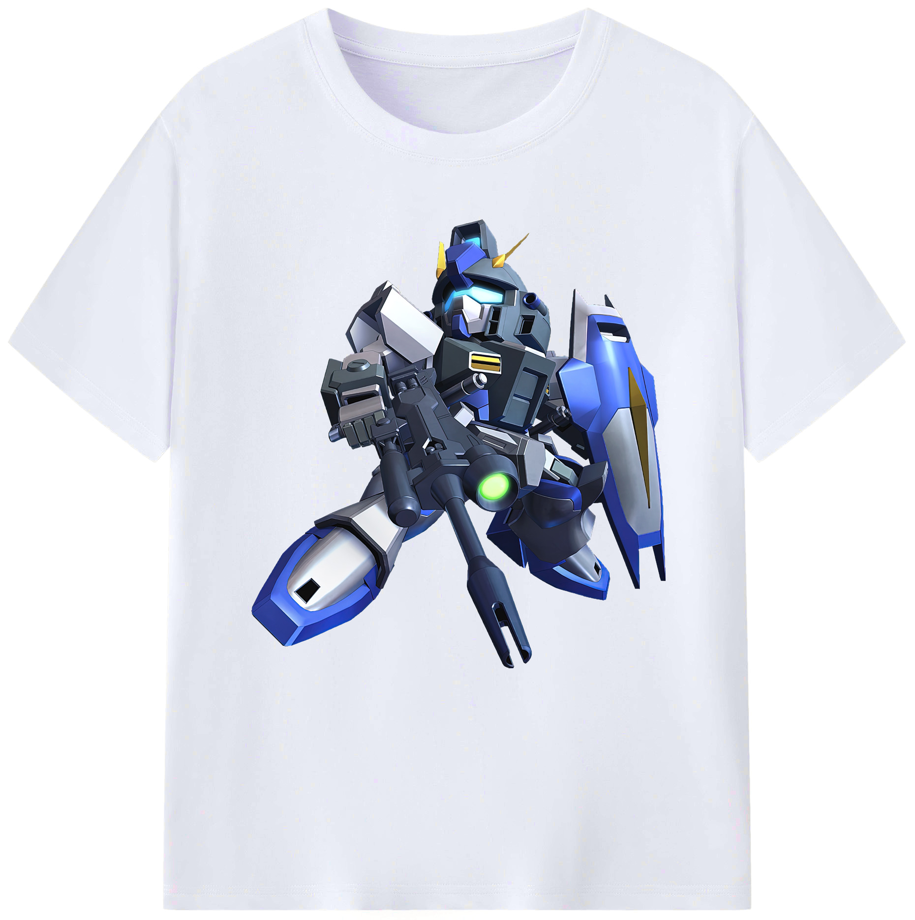 （画像用） 機動戦士ガンダム Mobile Suit Gundam レディースカジュアルプリントTシャツ（綿100％）