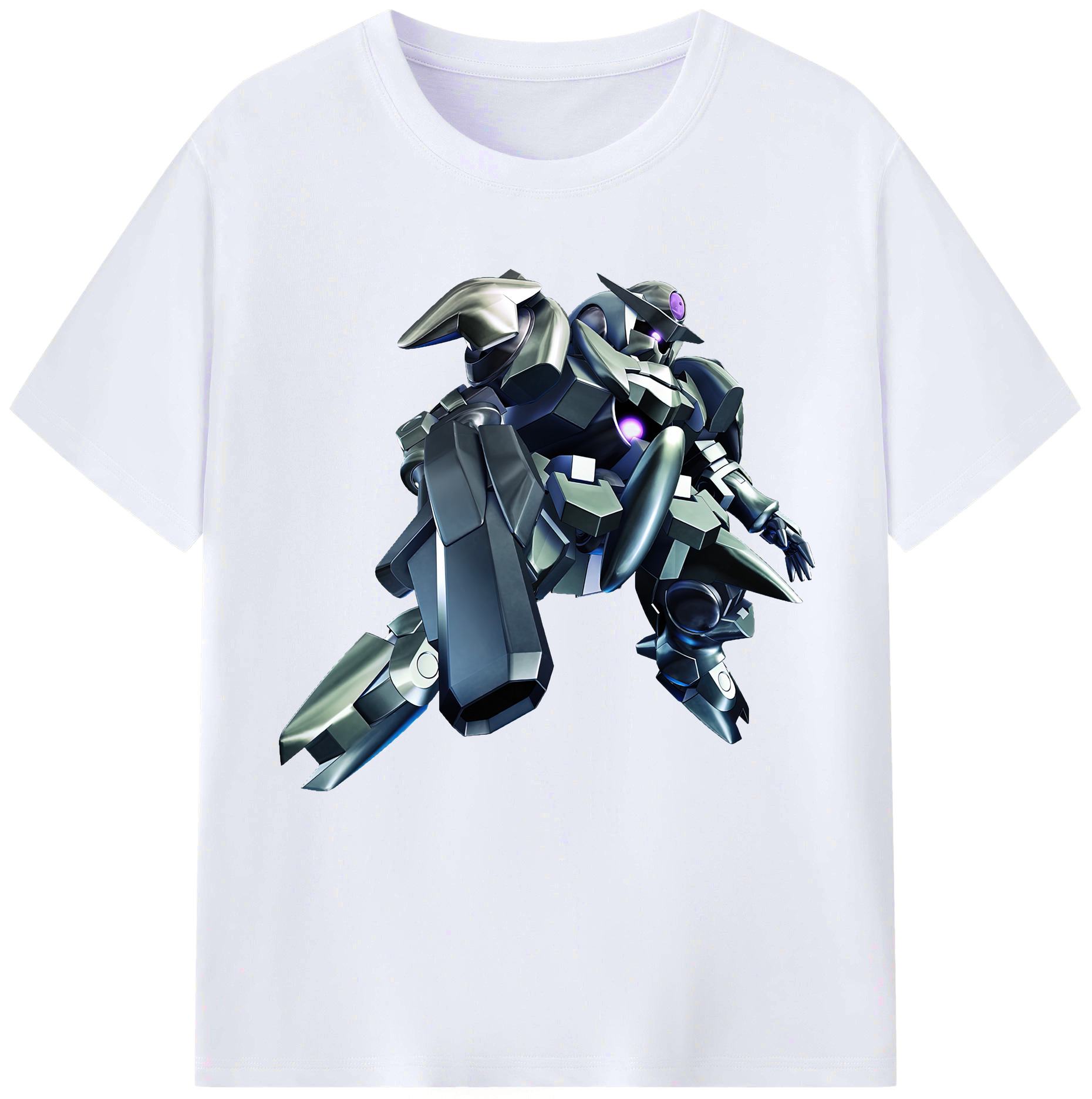 （画像用） 機動戦士ガンダム Mobile Suit Gundam レディースカジュアルプリントTシャツ（綿100％）