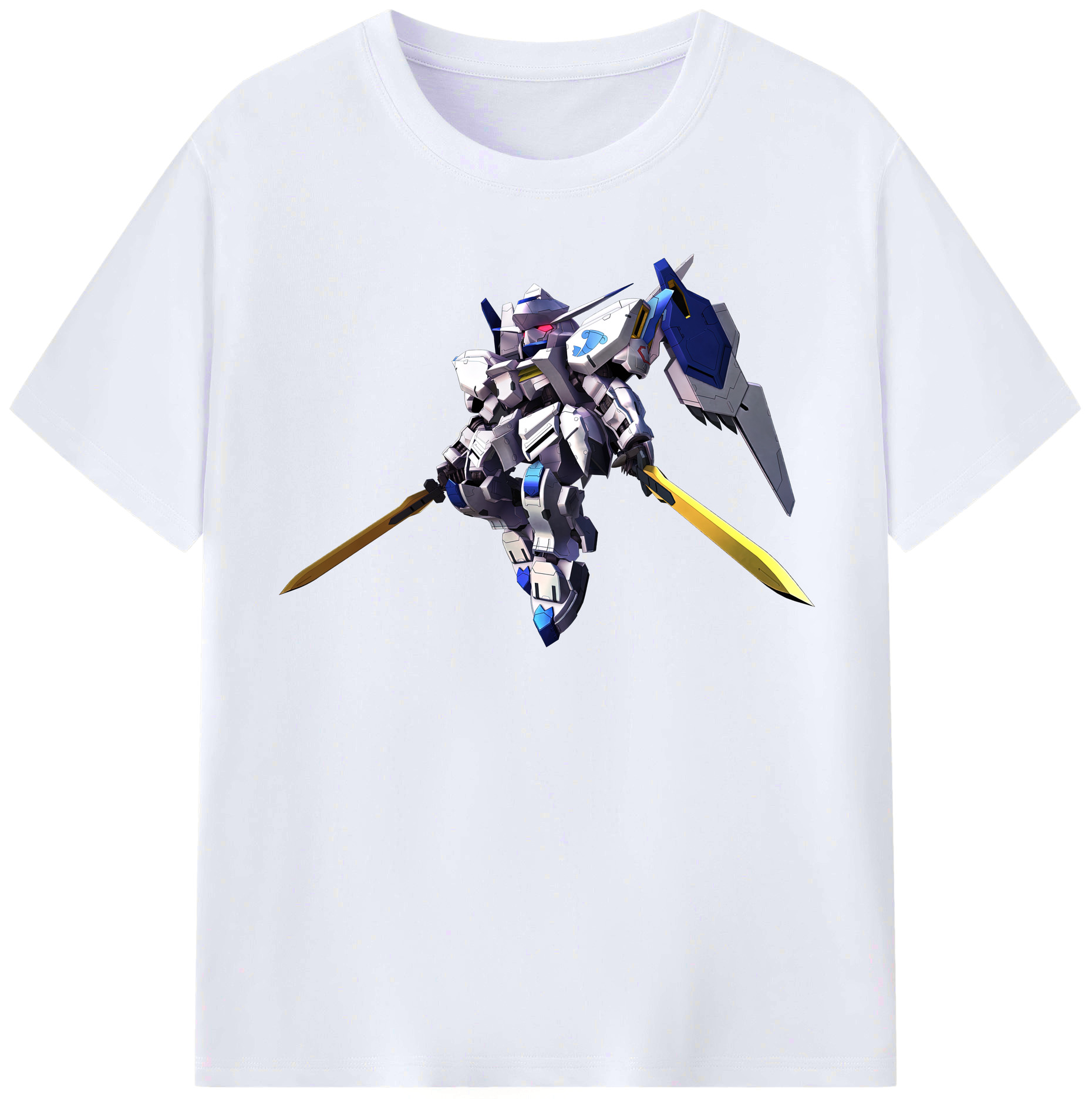 （画像用） 機動戦士ガンダム Mobile Suit Gundam レディースカジュアルプリントTシャツ（綿100％）