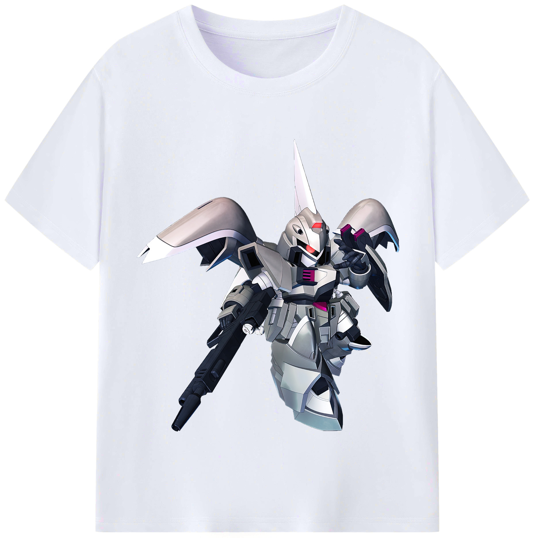 （画像用） 機動戦士ガンダム Mobile Suit Gundam レディースカジュアルプリントTシャツ（綿100％）