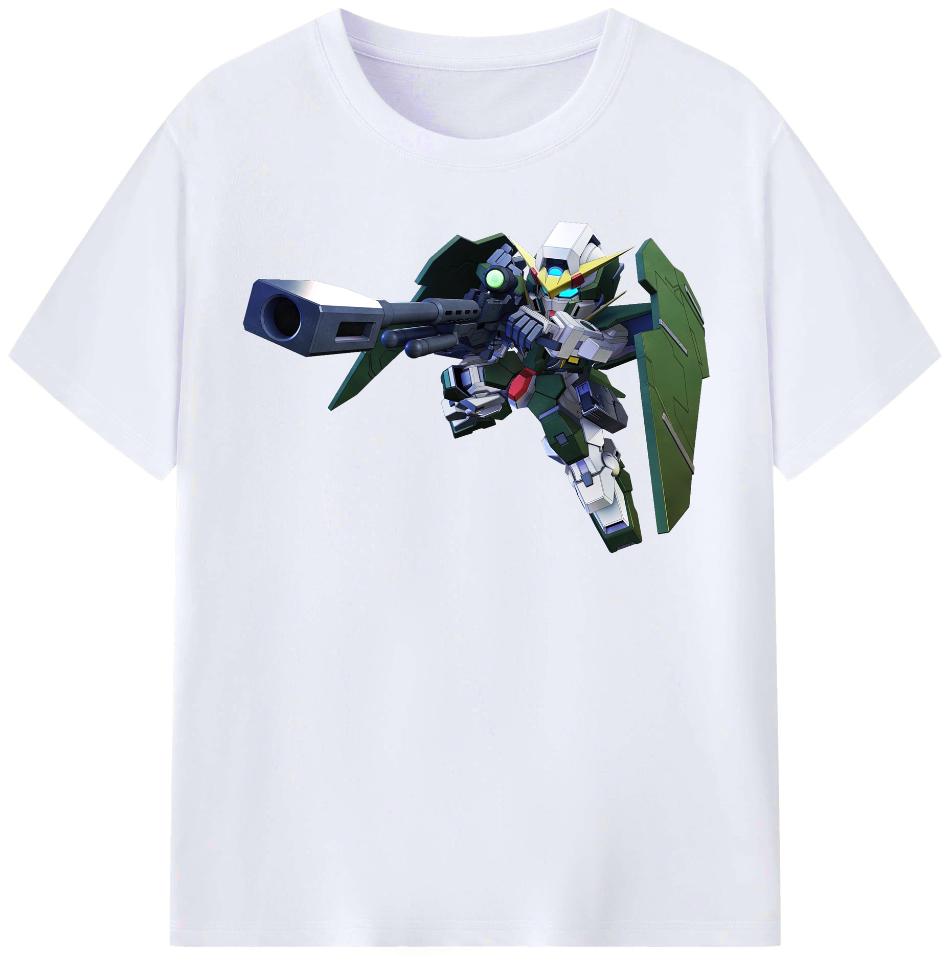 （画像用） 機動戦士ガンダム Mobile Suit Gundam レディースカジュアルプリントTシャツ（綿100％）