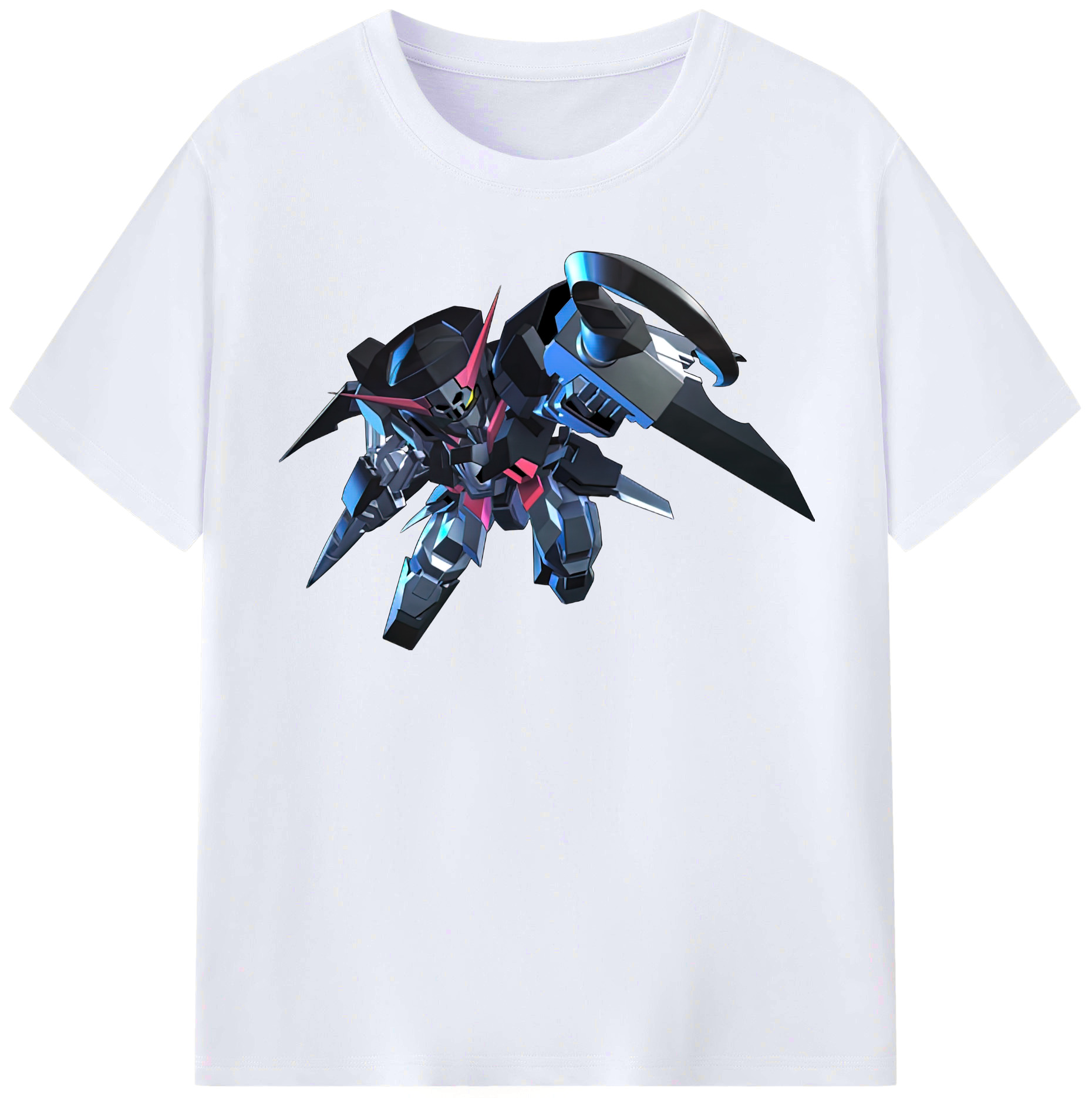 （画像用） 機動戦士ガンダム Mobile Suit Gundam レディースカジュアルプリントTシャツ（綿100％）