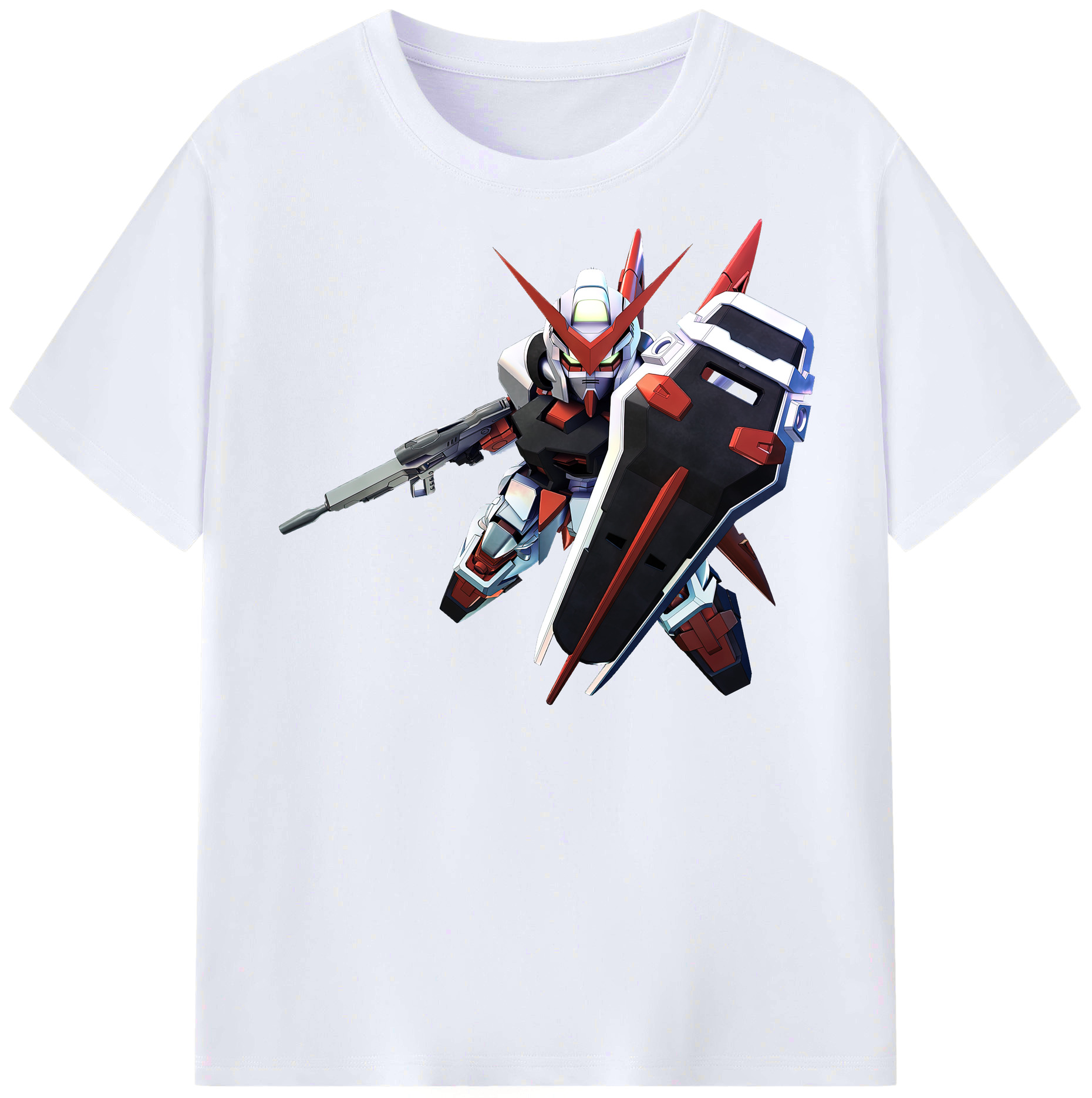 （画像用） 機動戦士ガンダム Mobile Suit Gundam レディースカジュアルプリントTシャツ（綿100％）