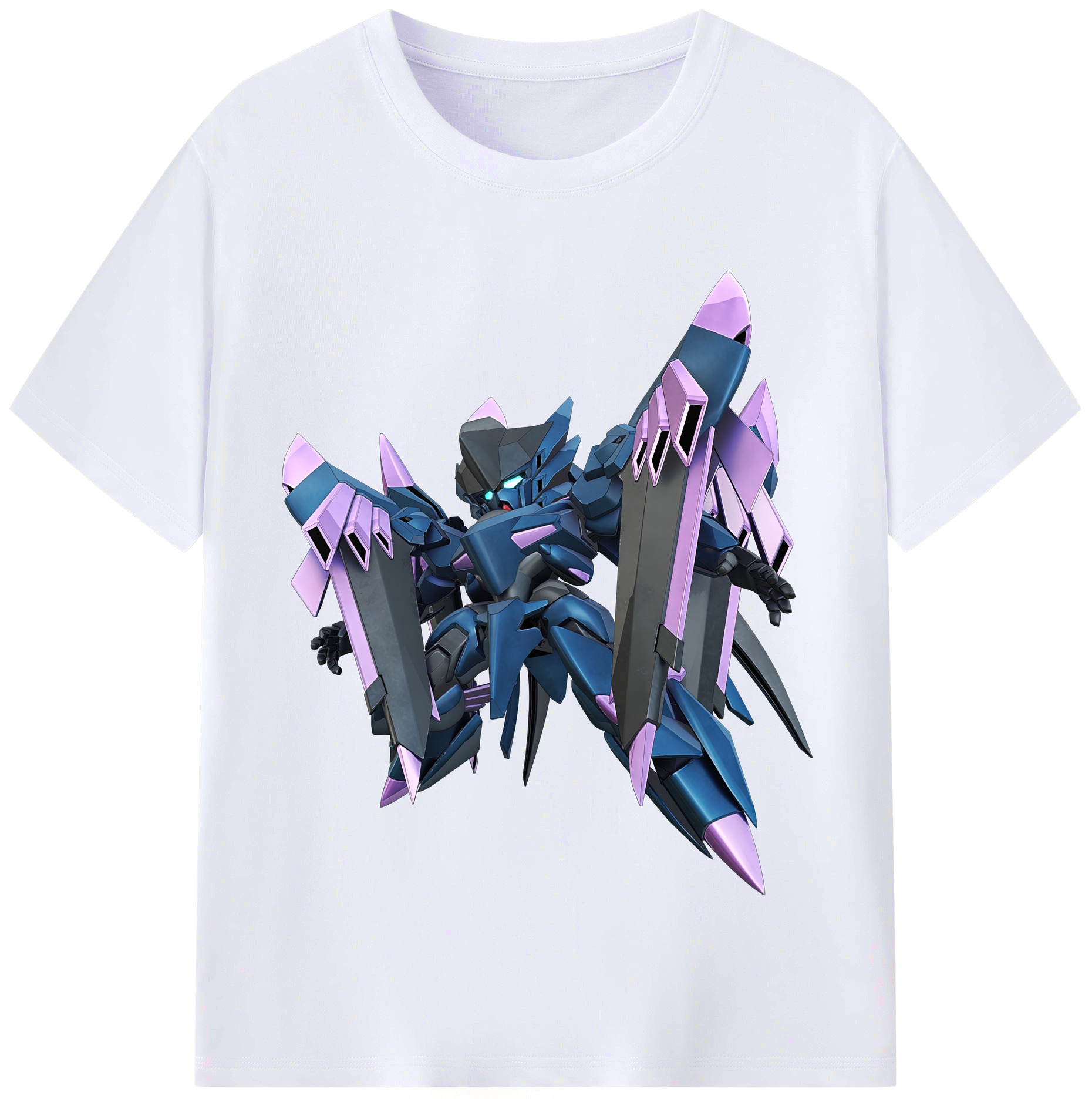 （画像用） 機動戦士ガンダム Mobile Suit Gundam レディースカジュアルプリントTシャツ（綿100％）