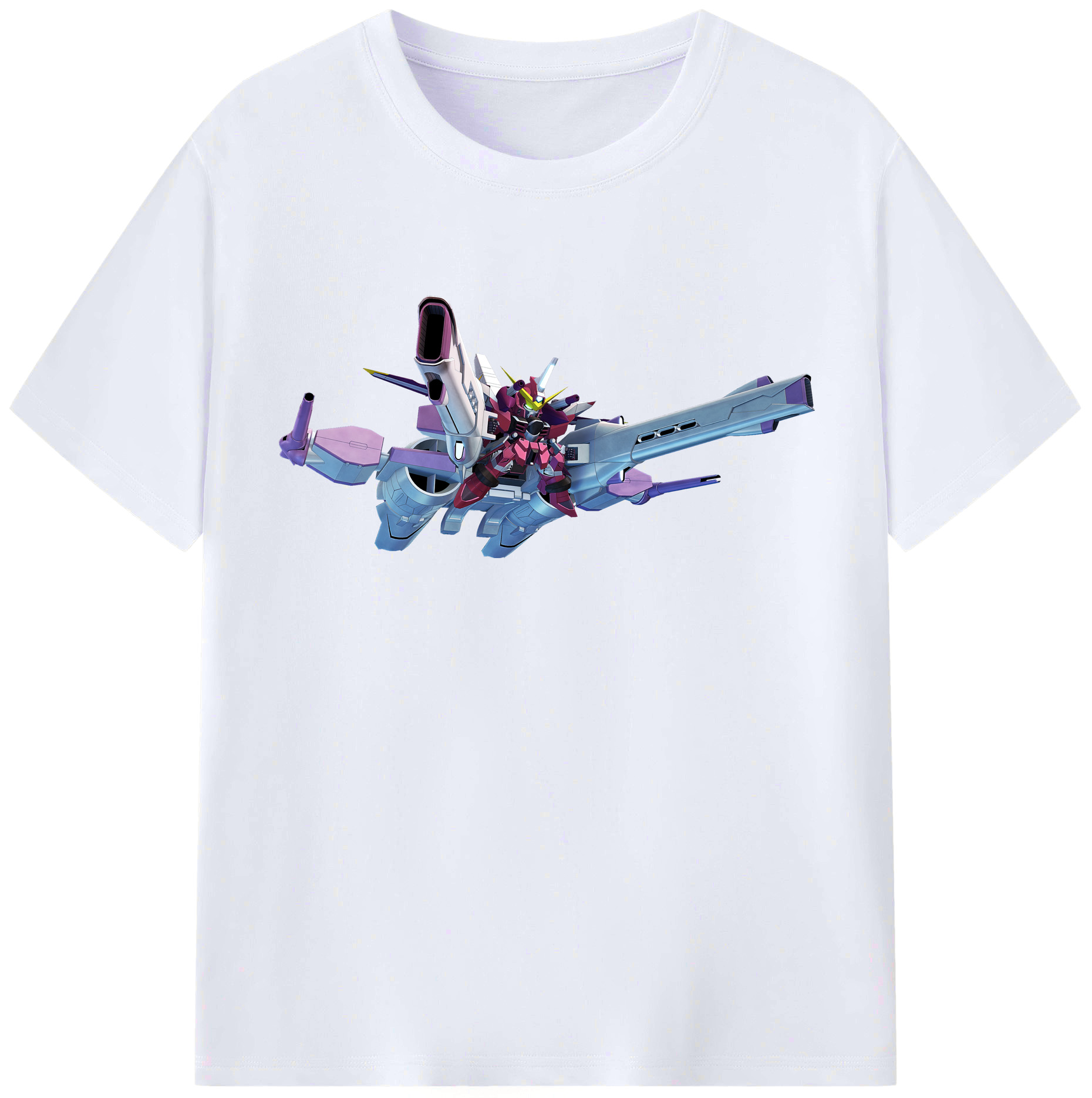 （画像用） 機動戦士ガンダム Mobile Suit Gundam レディースカジュアルプリントTシャツ（綿100％）