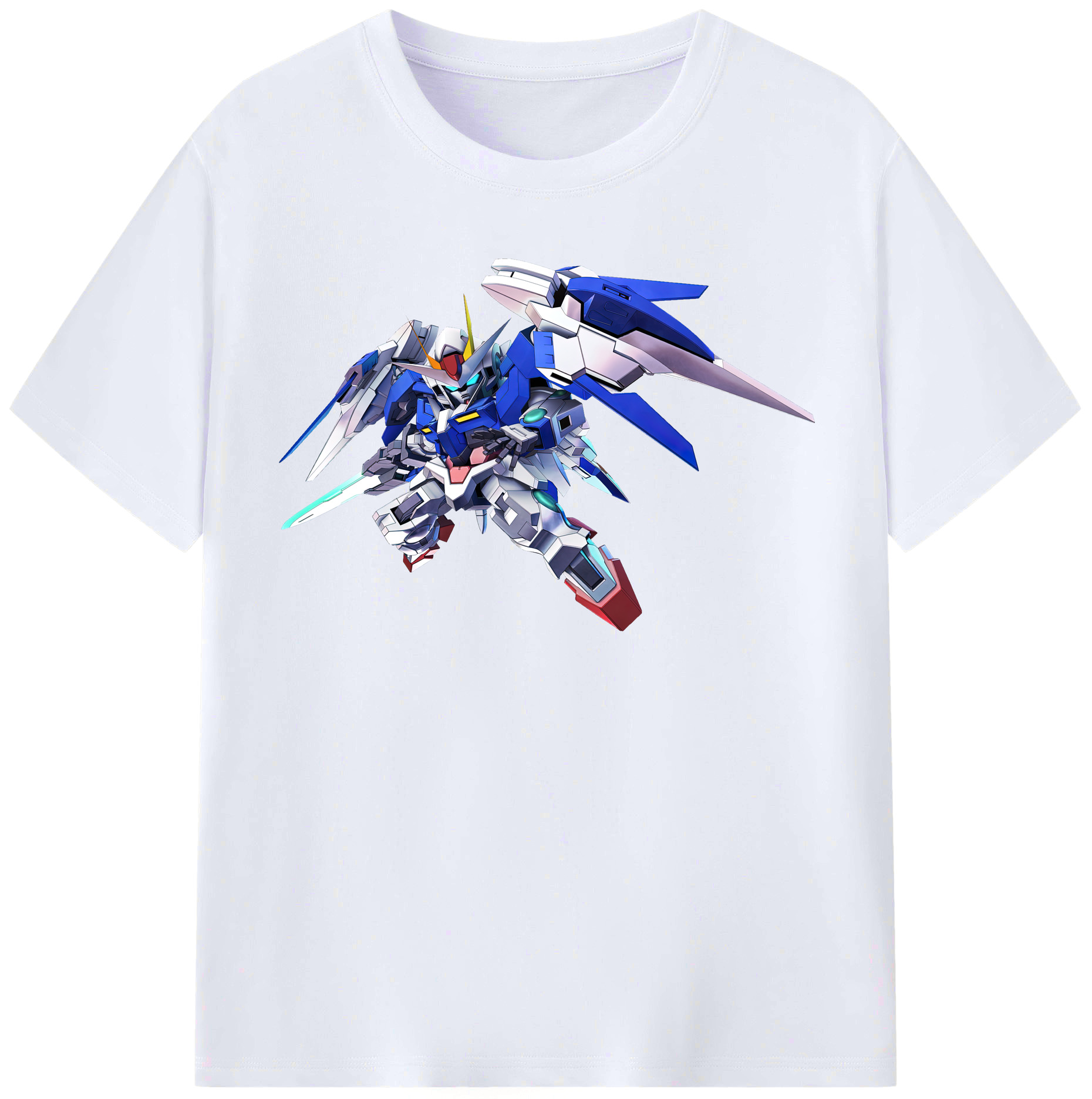 （画像用） 機動戦士ガンダム Mobile Suit Gundam レディースカジュアルプリントTシャツ（綿100％）