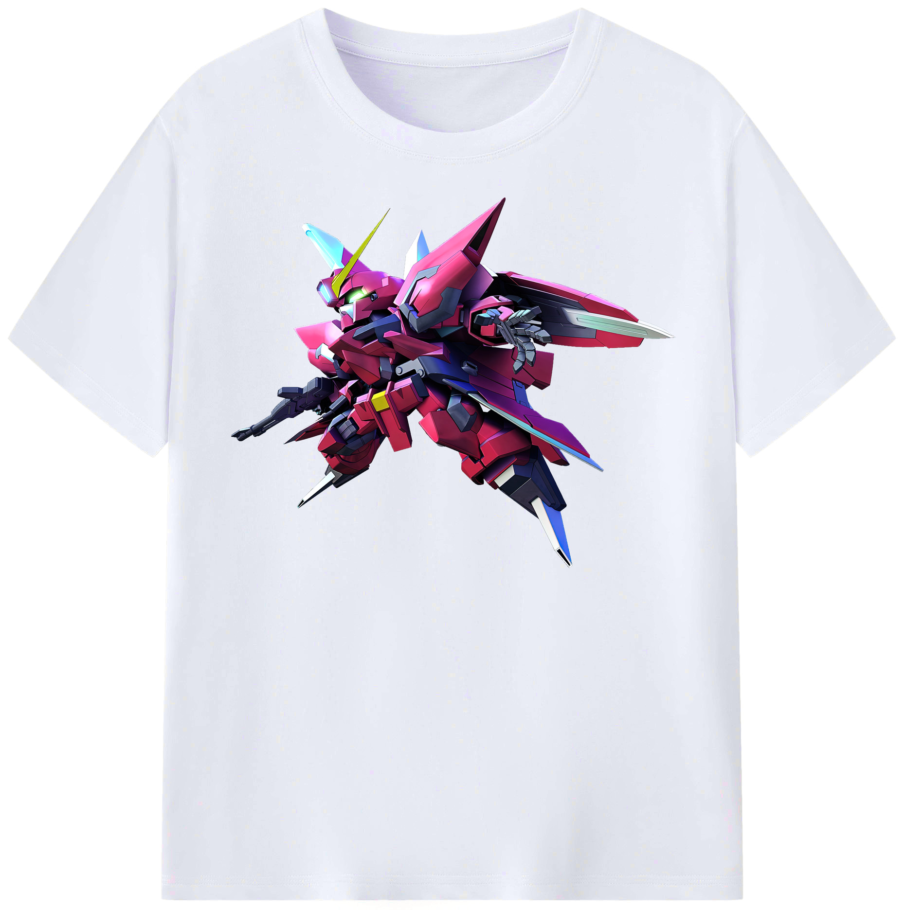（画像用） 機動戦士ガンダム Mobile Suit Gundam レディースカジュアルプリントTシャツ（綿100％）