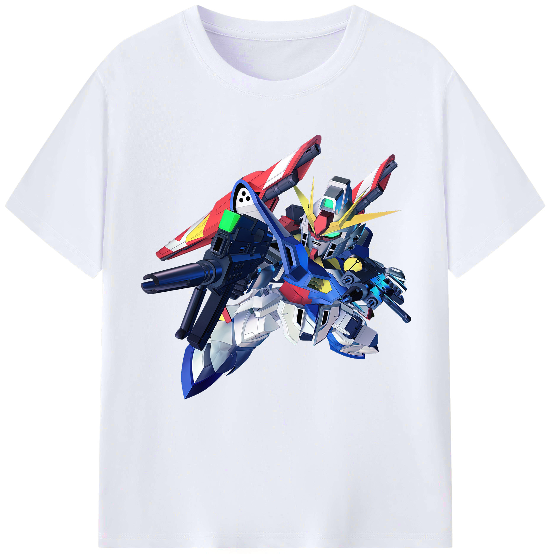 （画像用） 機動戦士ガンダム Mobile Suit Gundam レディースカジュアルプリントTシャツ（綿100％）