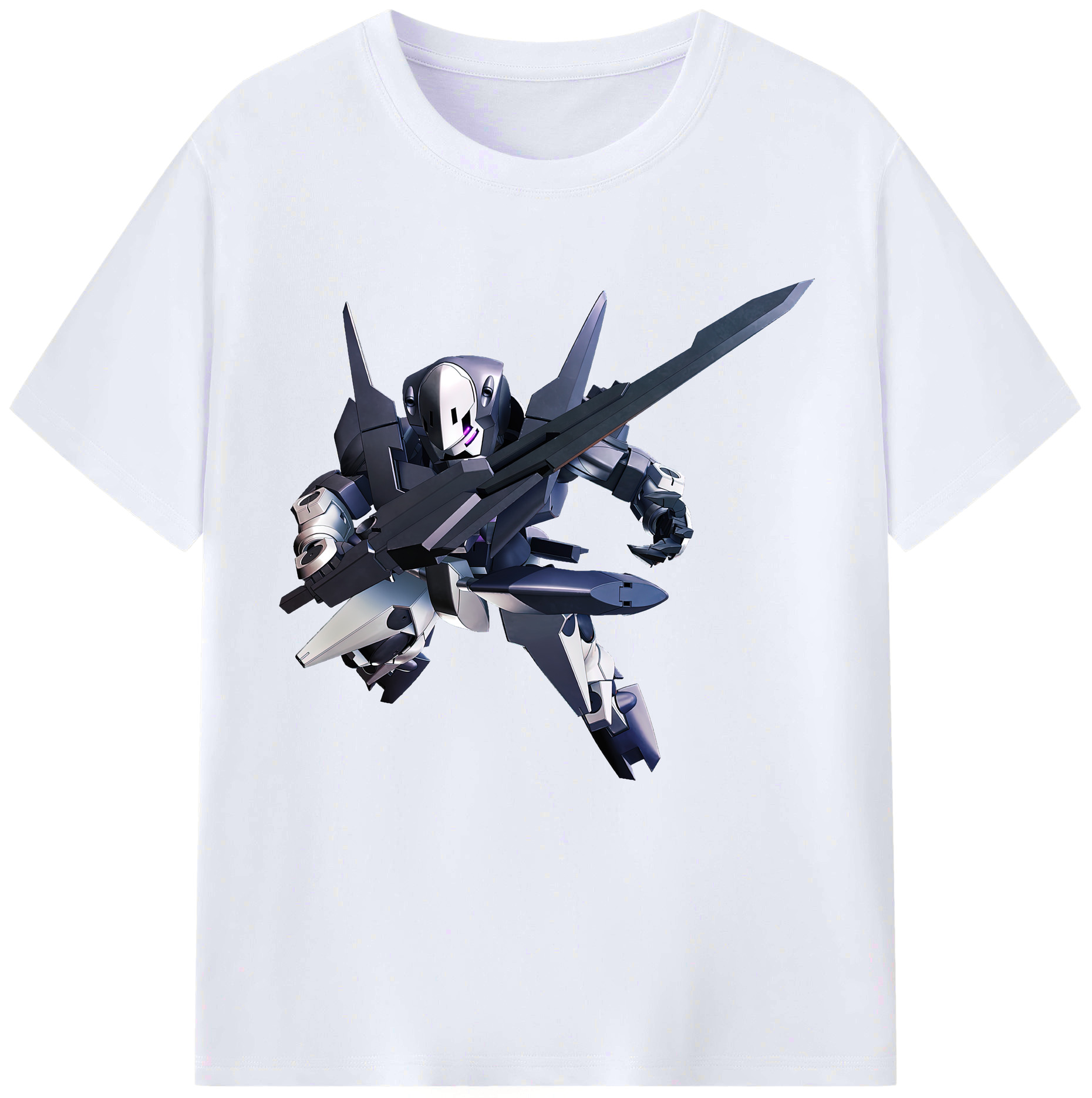 （画像用） 機動戦士ガンダム Mobile Suit Gundam レディースカジュアルプリントTシャツ（綿100％）